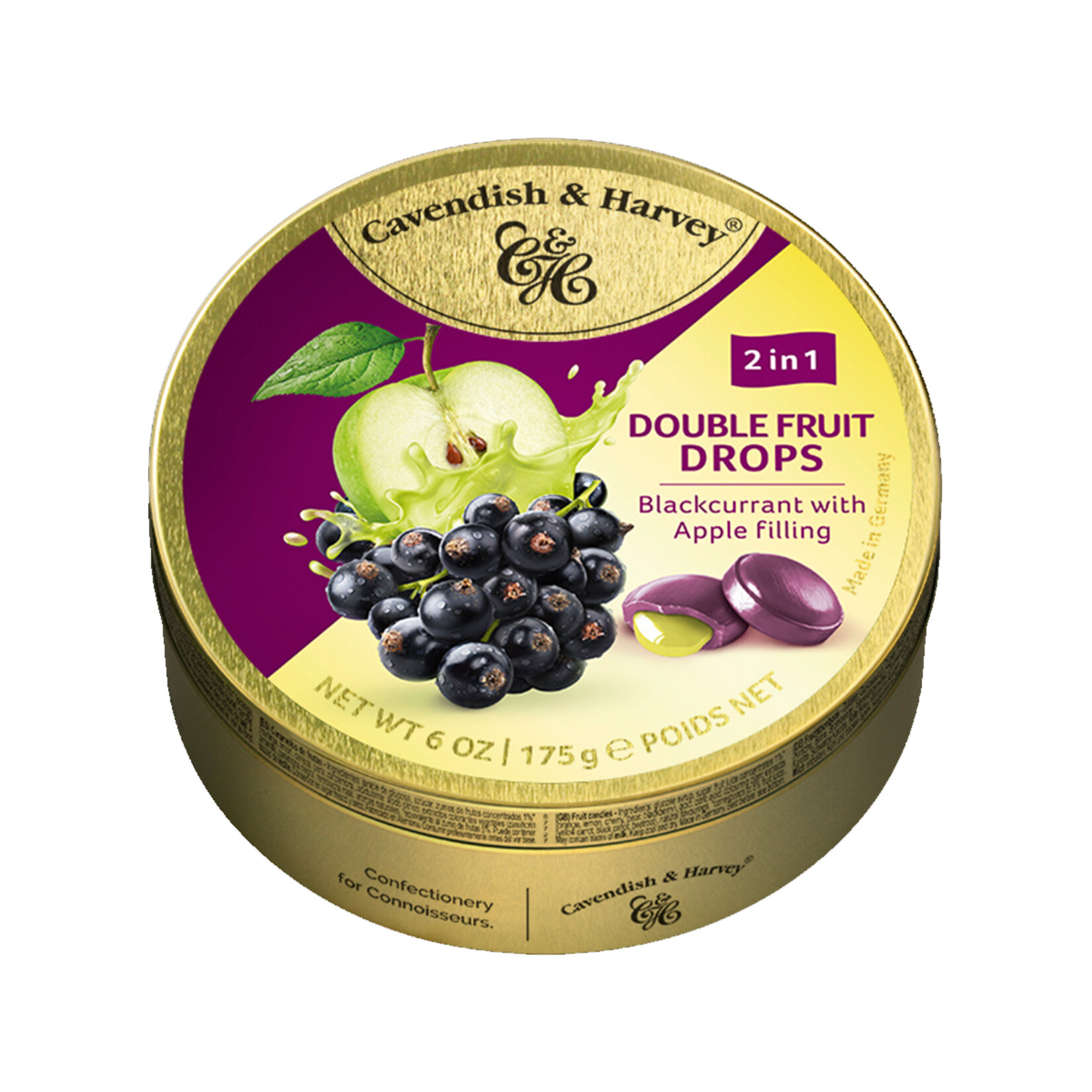 Cavendish Harvey Elma Dolgulu Siyah Frenk Üzümlü Şeker 175g