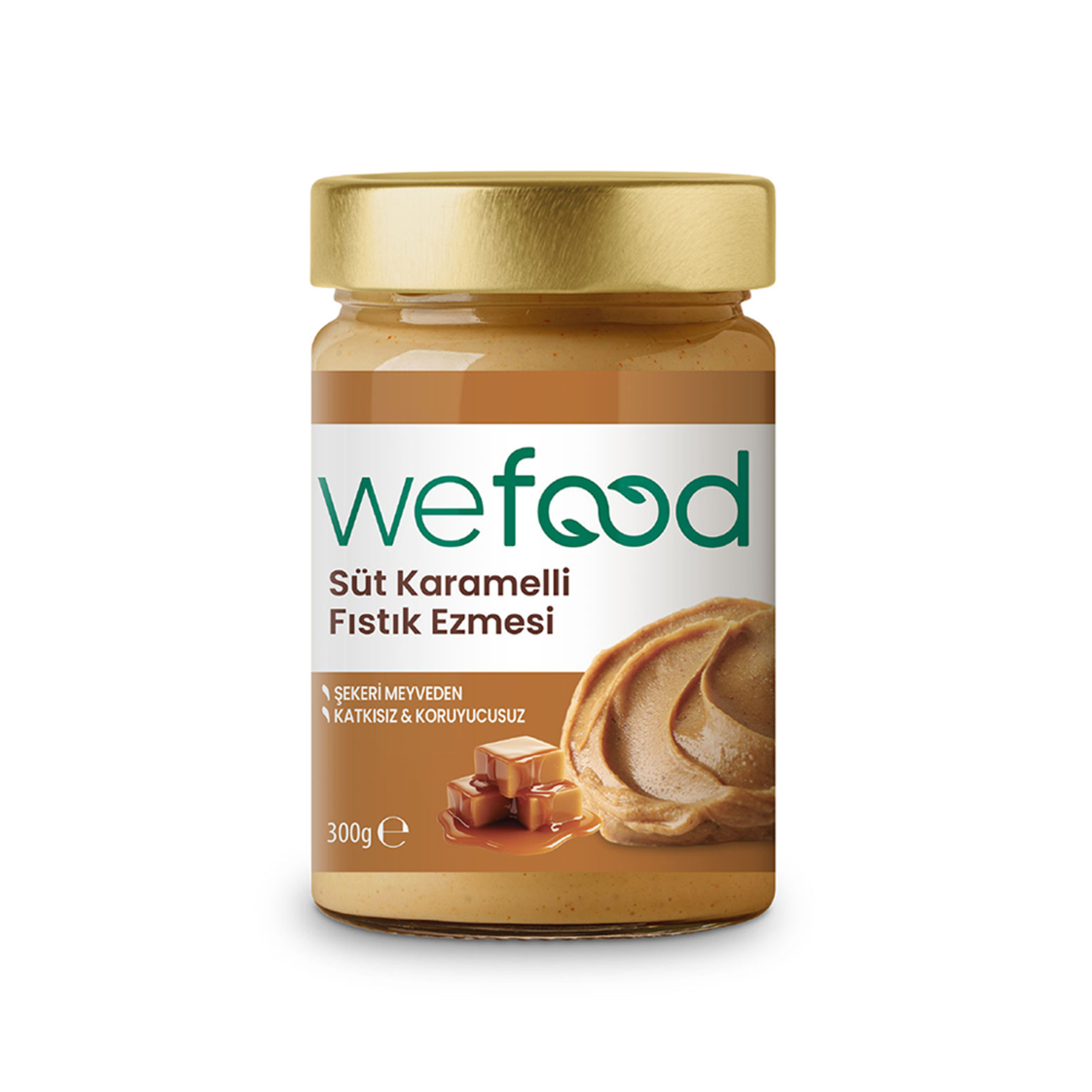 Wefood Süt Karamelli Fıstık Ezmesi 300 G