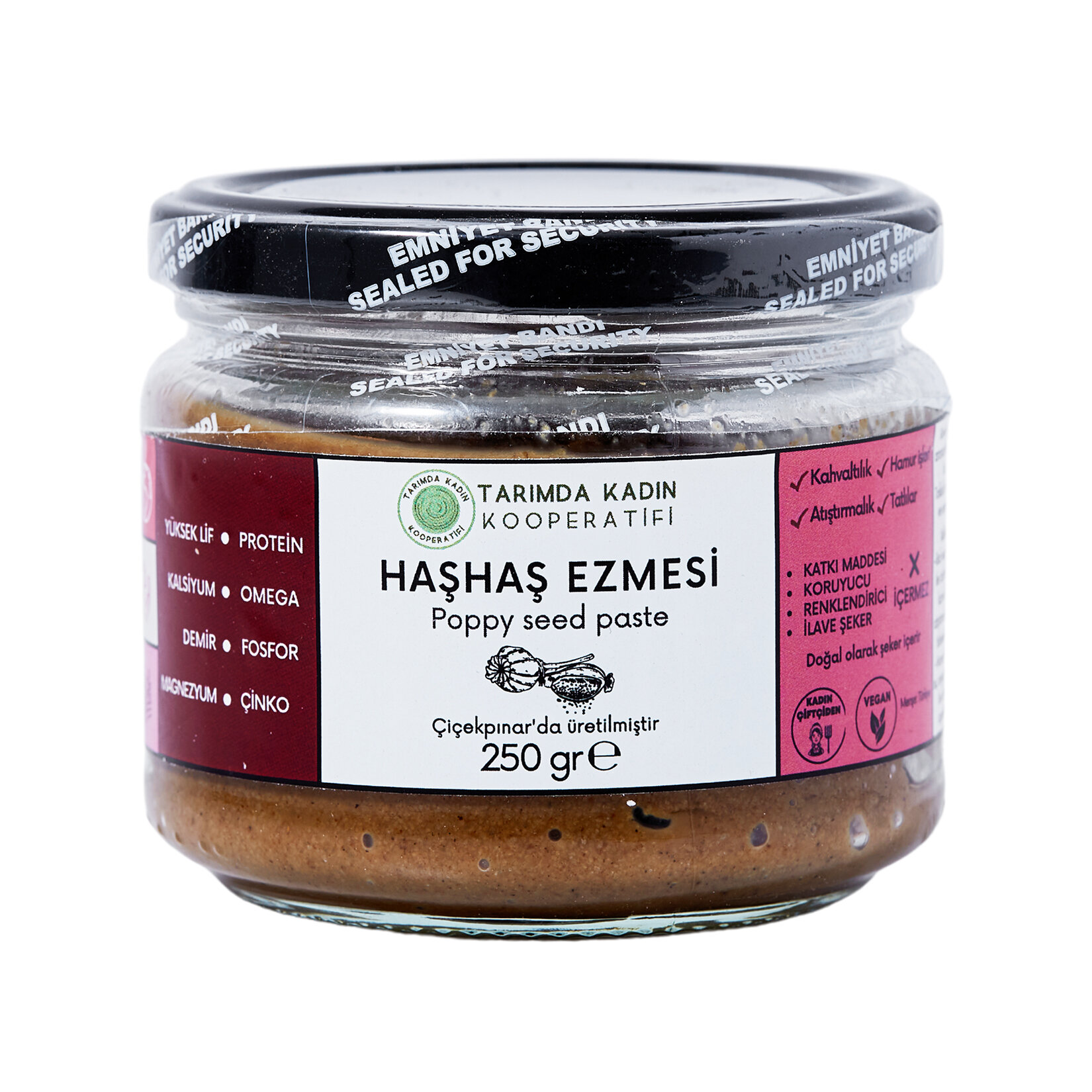 Tarımda Kadın Kooperatifi Haşhaş Ezmesi 250 G