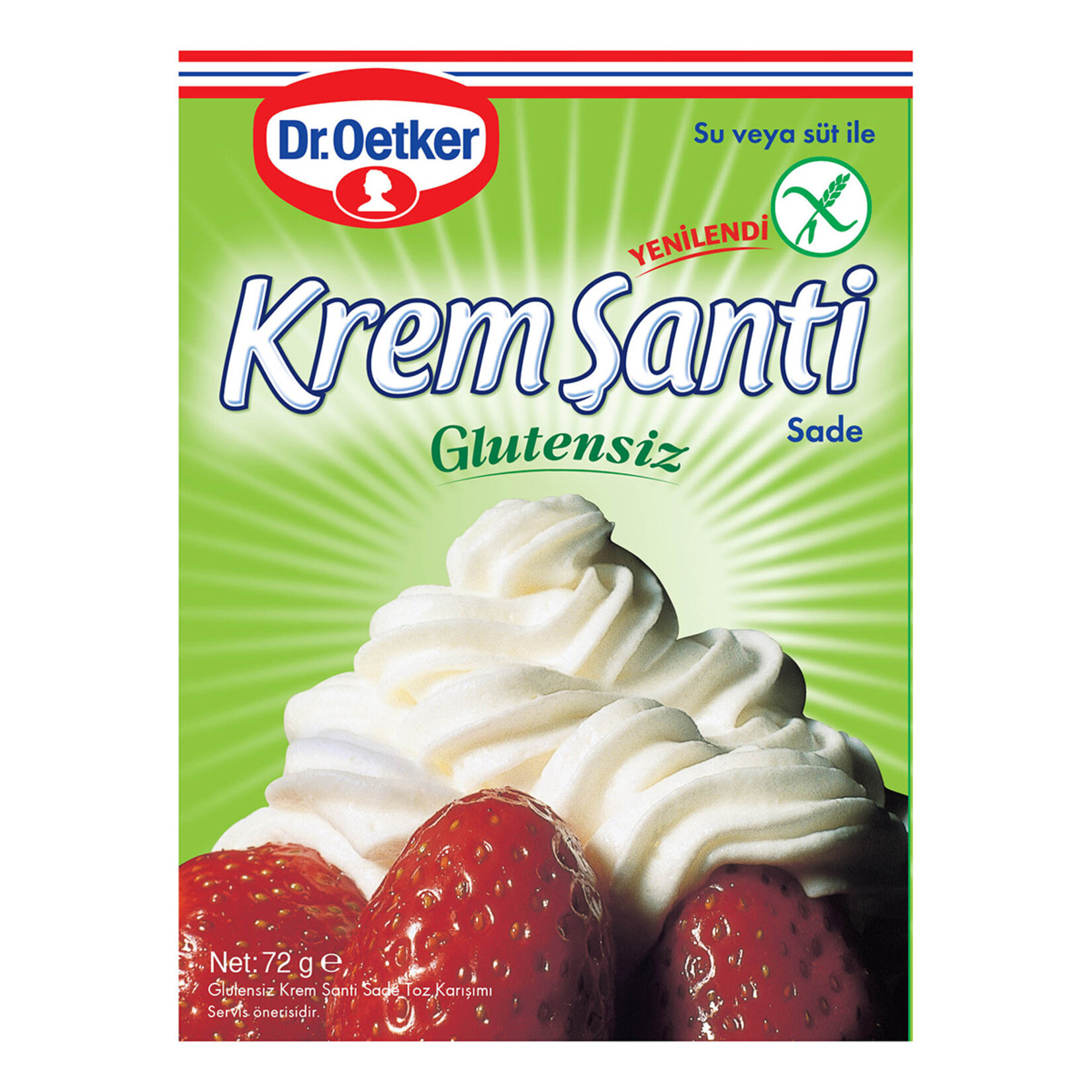 Dr.Oetker Glutensiz Krem Şanti 72 G