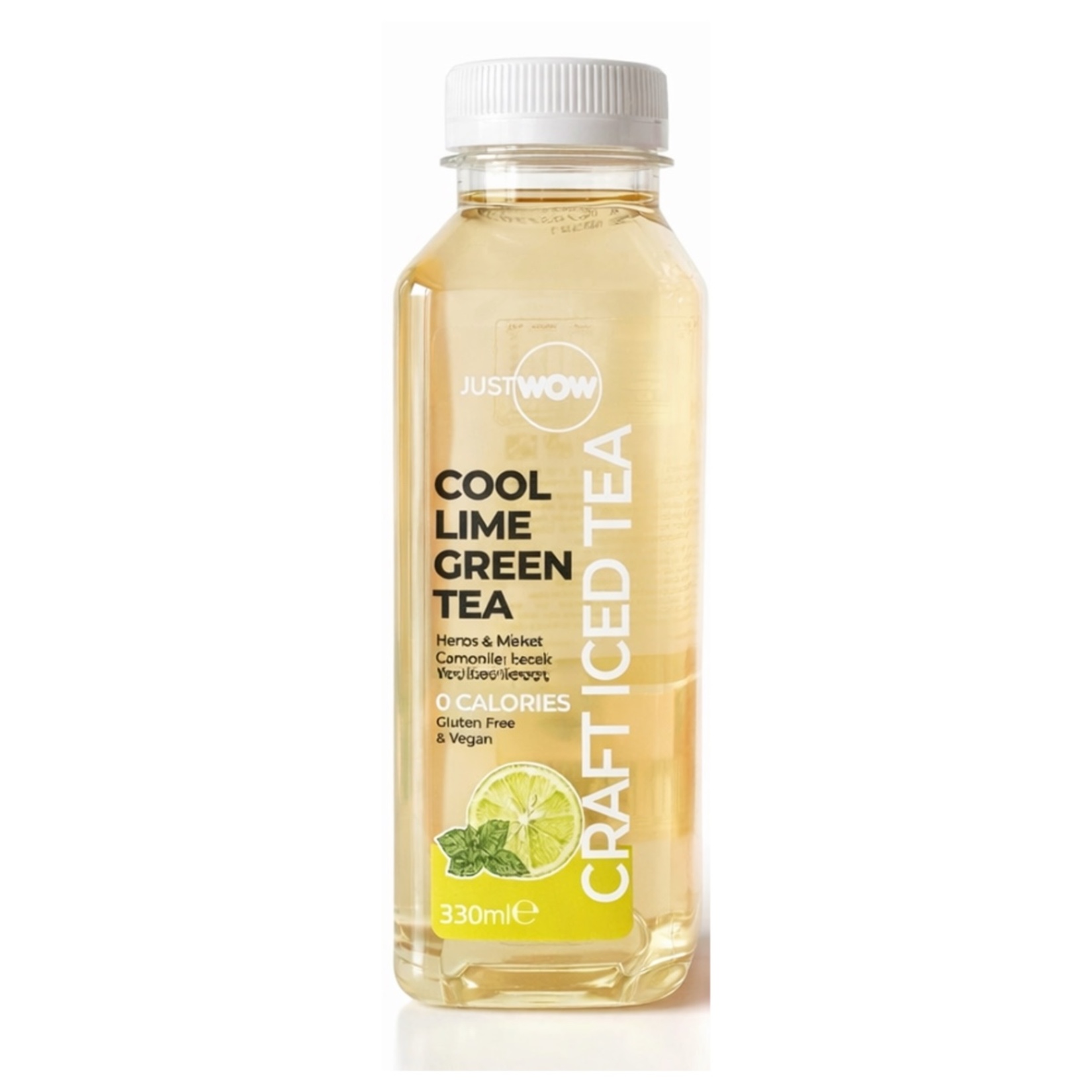 Just Wow Craft Iced Tea Cool Lime Green Tea 330 Ml