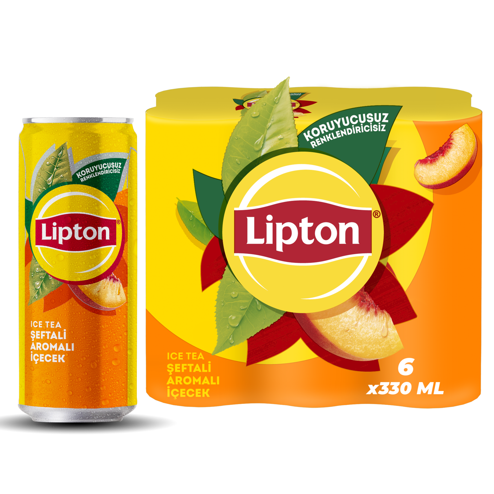 Lipton Ice Tea Şeftali Kutu 6X330 Ml