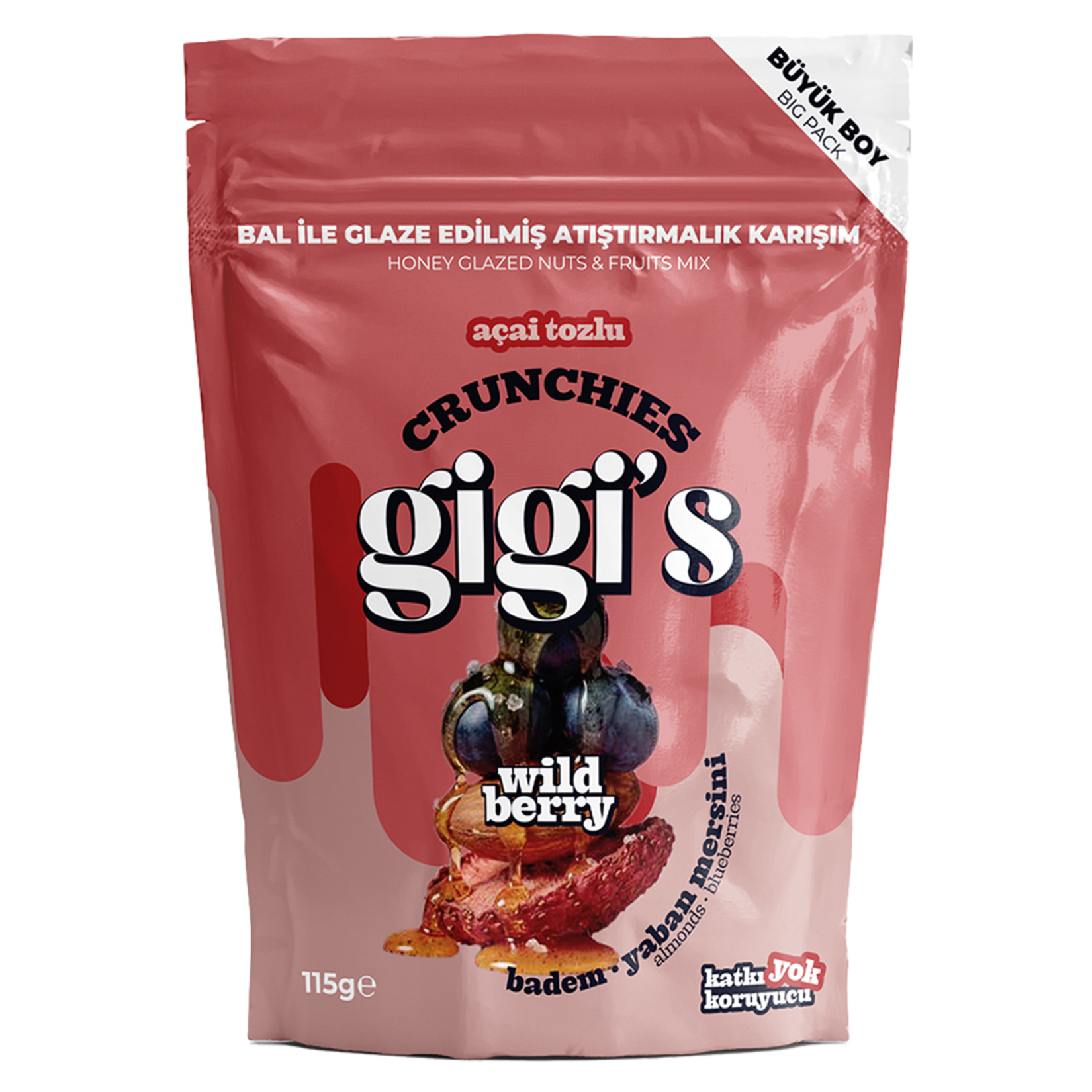 Gigi's Badem Yaban Mersini Karışık Atıştırmalık 115 G
