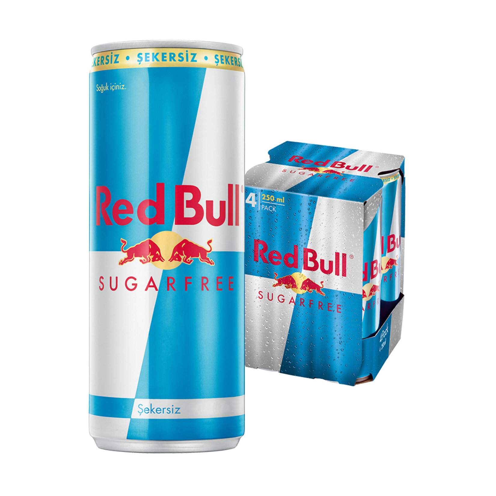 Red Bull Enerji İçeceği Şekersiz 250 ml(4'lü Paket,4x250 ml)