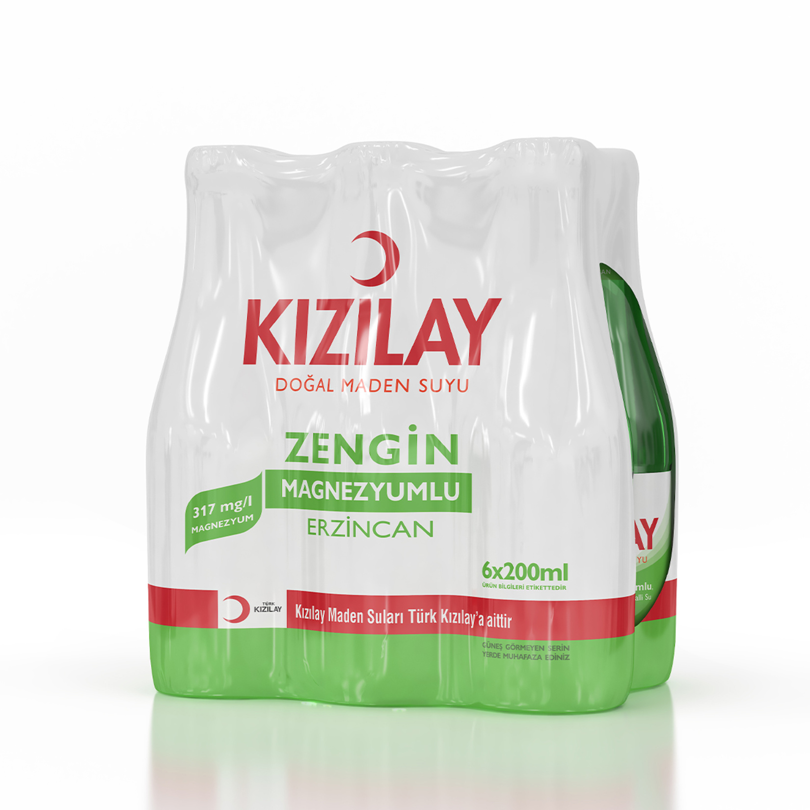 Kızılay Doğal Maden Suyu 200 ml x 6 Adet