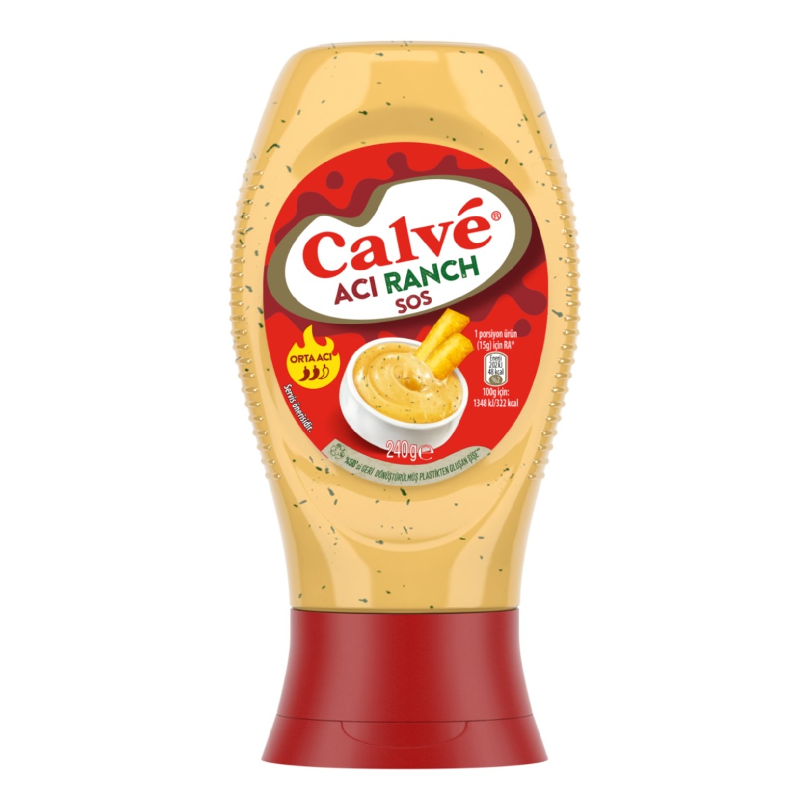 Calve Acı Ranch Sos 240 G
