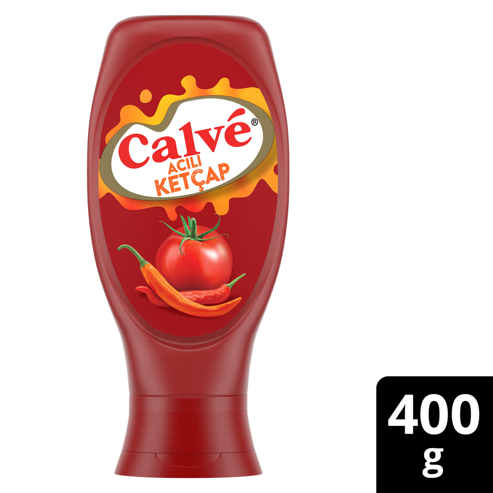Calve Acılı Ketçap 400 G
