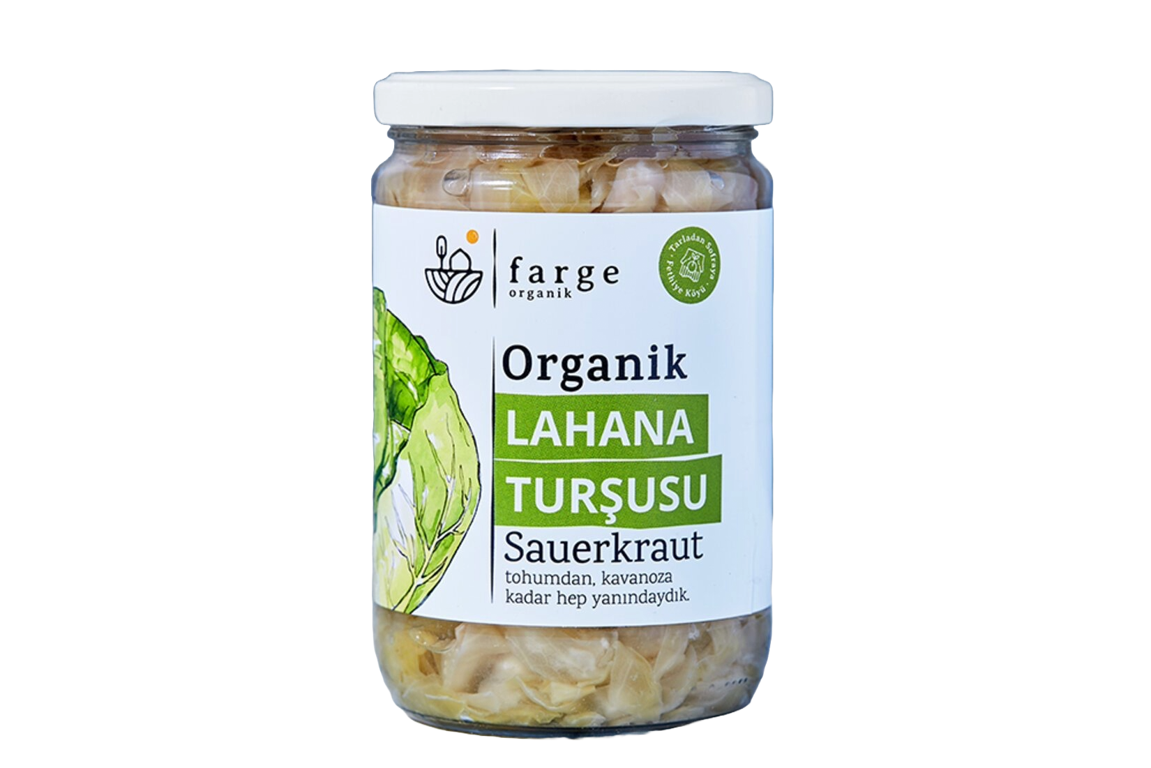Farge Organik Sauerkraut Lahana Turşusu 600 G