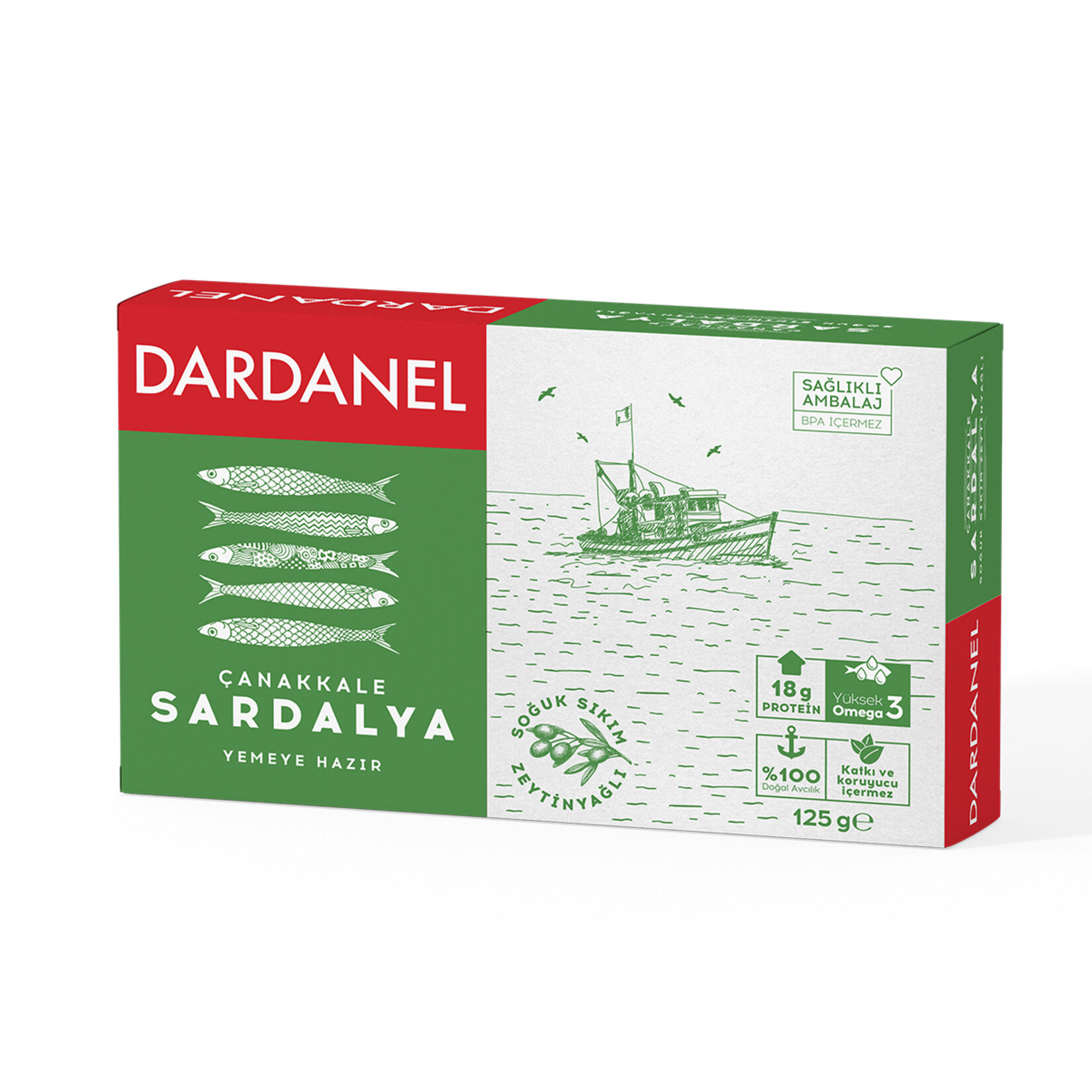 Dardanel Zetinyağlı Sardalya 125 G