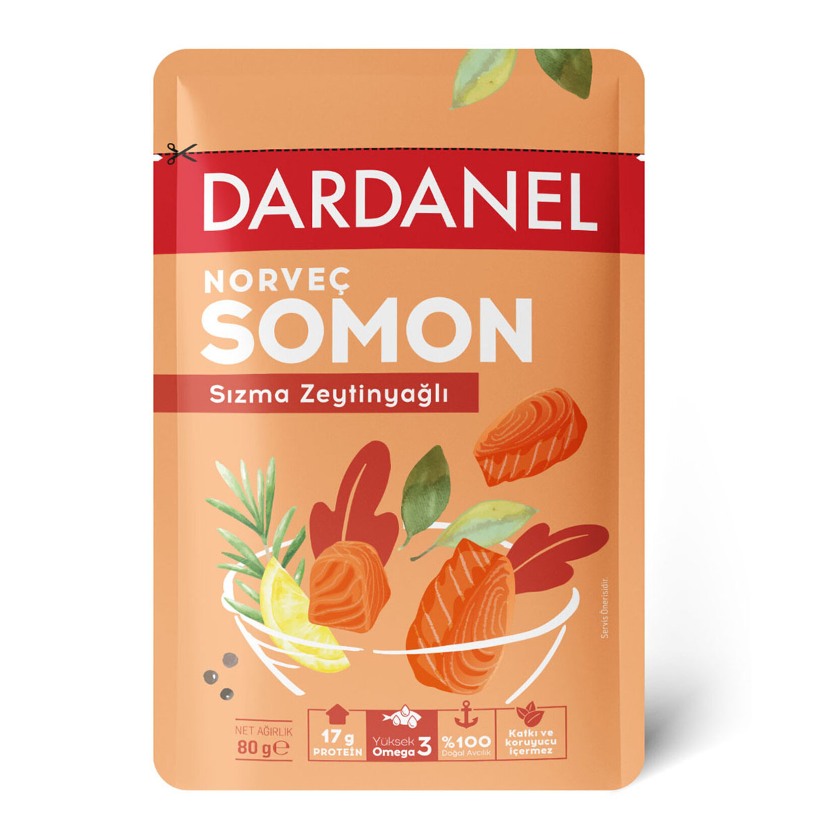 Dardanel Zeytinyağlı Somon Poşet 80 G