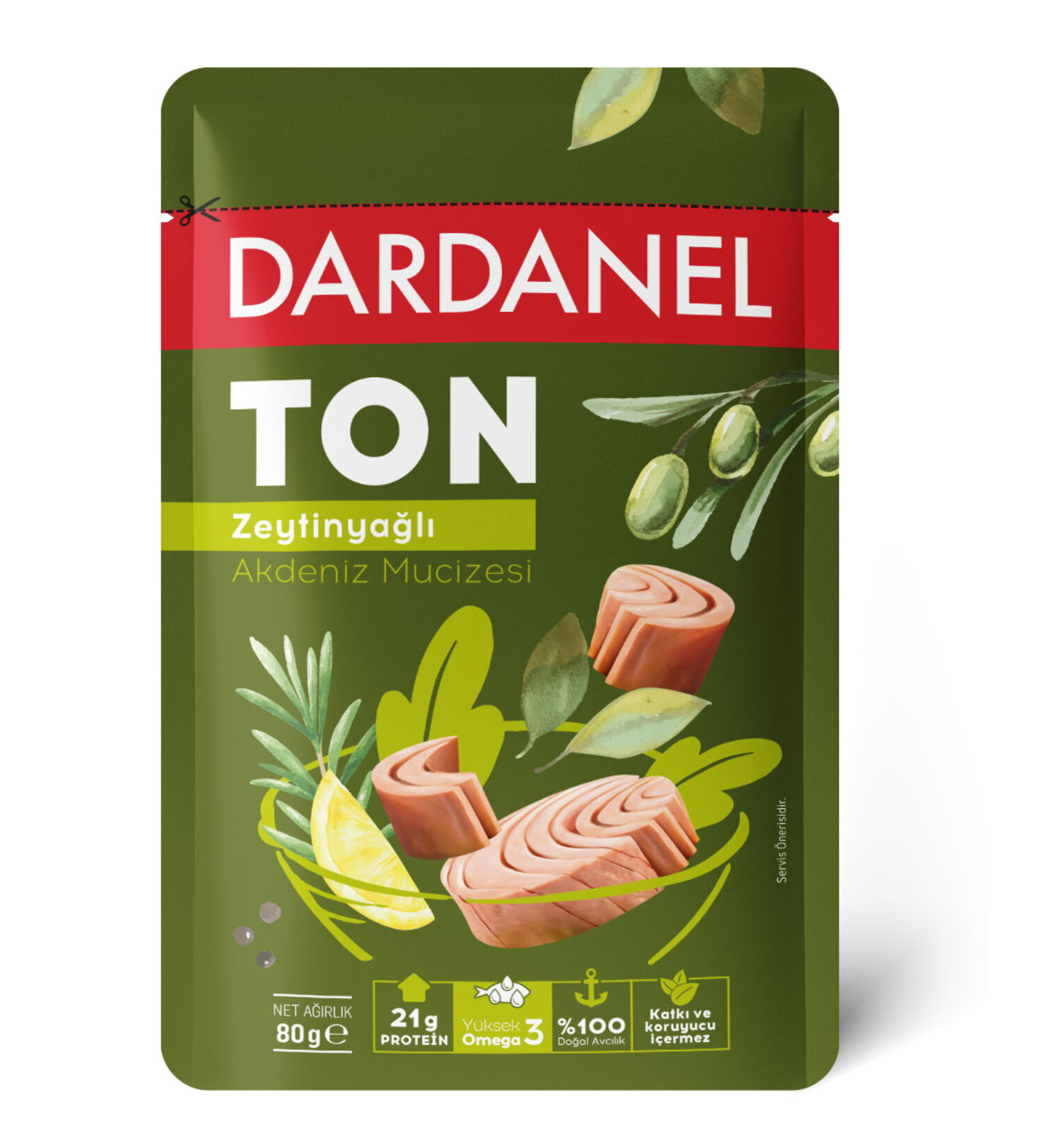 Dardanel Zeytinyağlı Poşet Ton Balığı 80 G