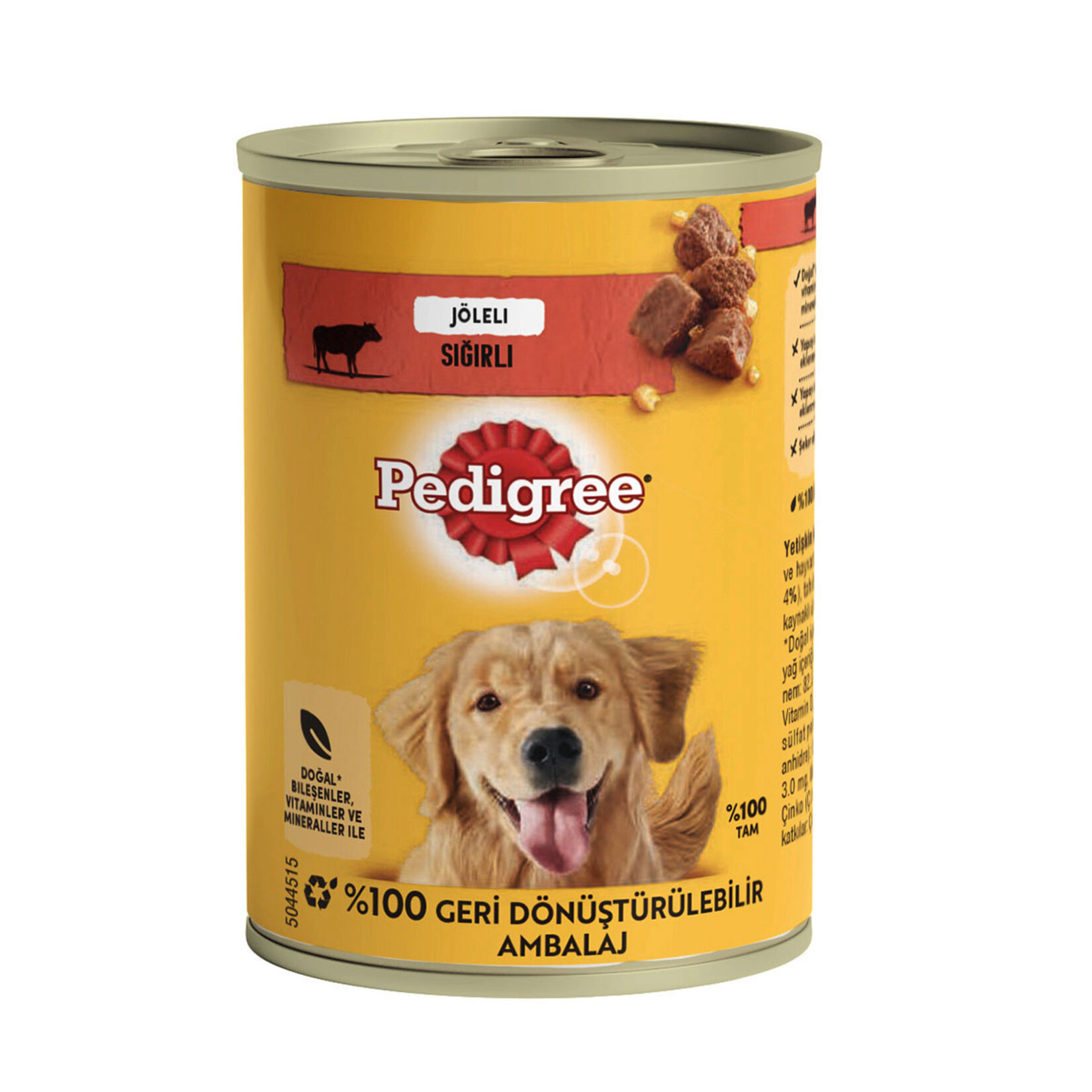 Pedigree Sığırlı Konserve Yaş Mama 400 G