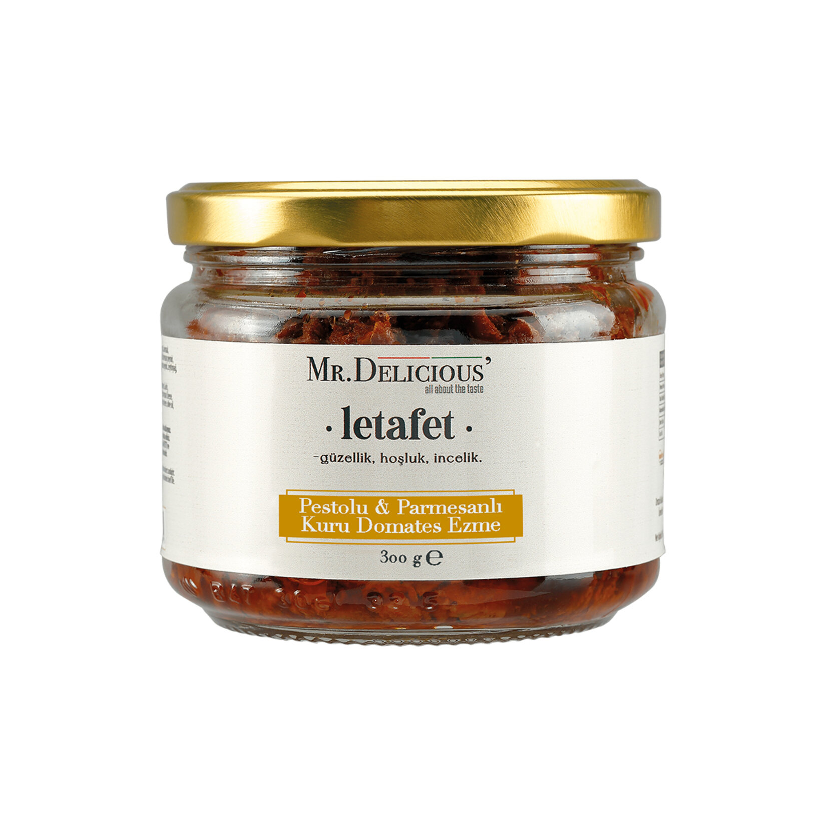 Mr.Delicious Pestolu Parmesanlı Kuru Domates Ezme 300 G