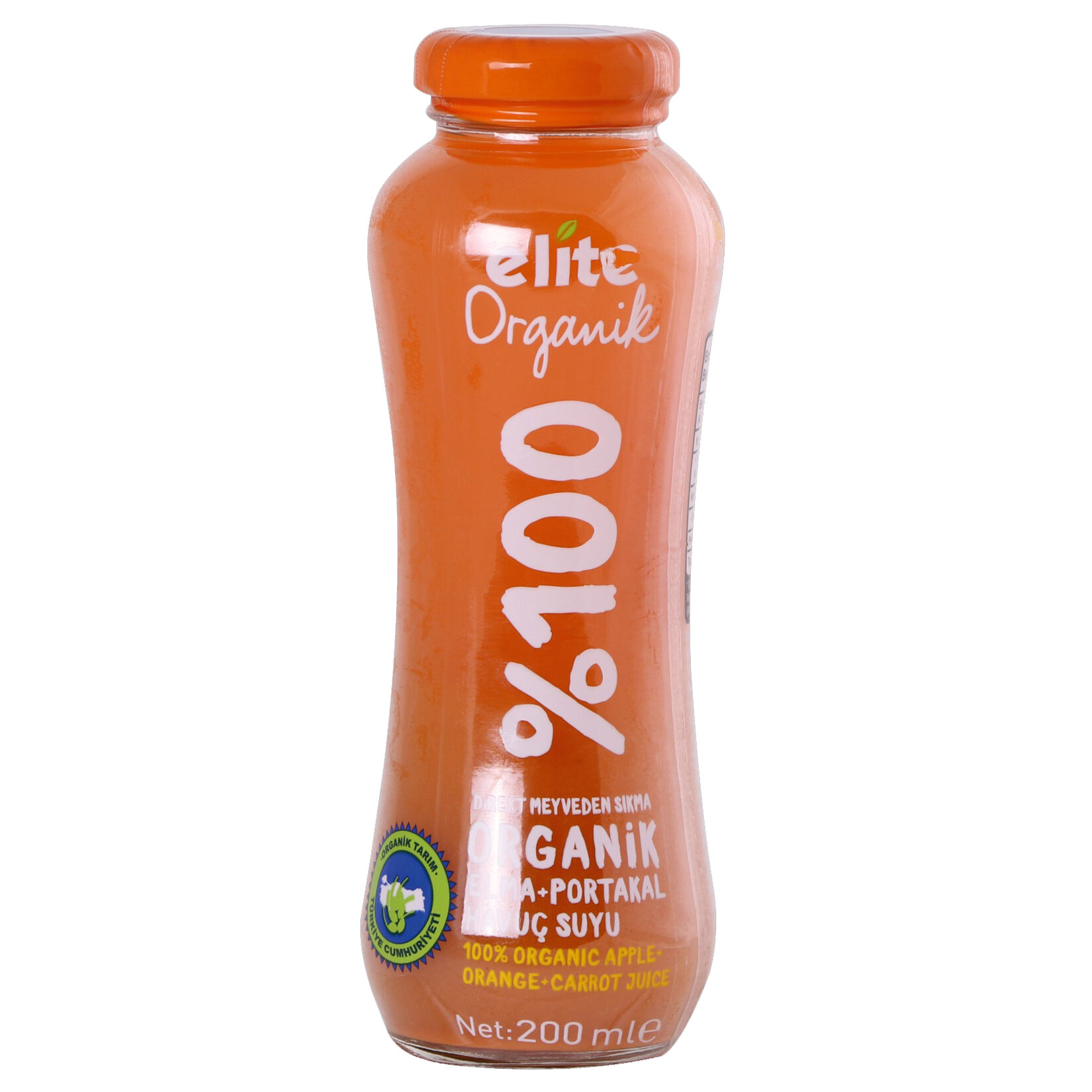 Elite Organik Elma-portakal-havuc Suyu 200 Ml