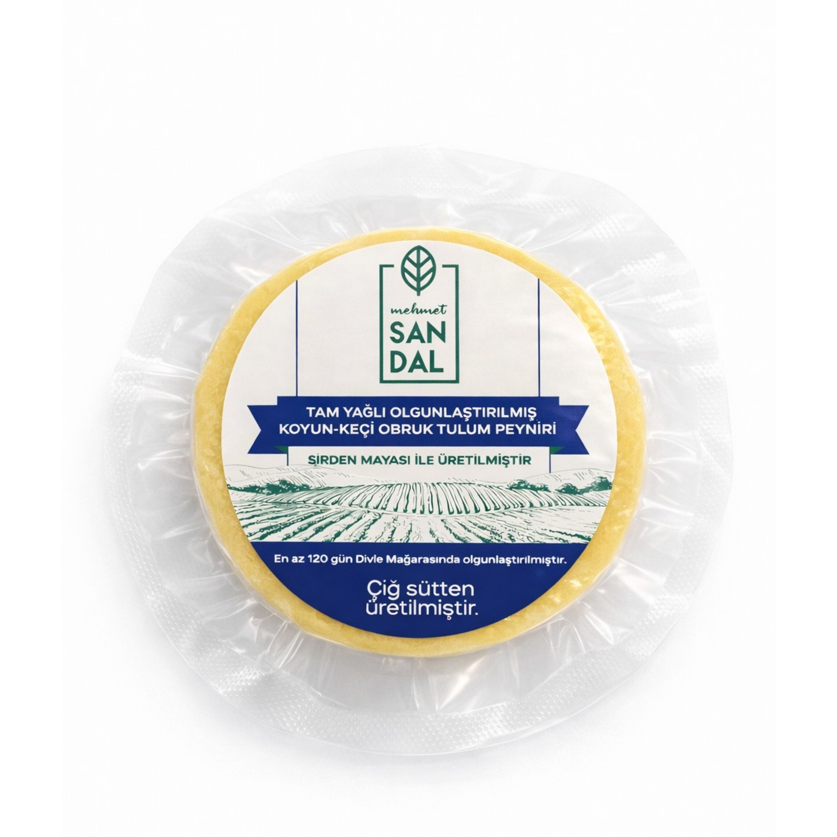 Mehmet Sandal Koyun - Keçi Divle Obruk Tulum Peyniri 250 g