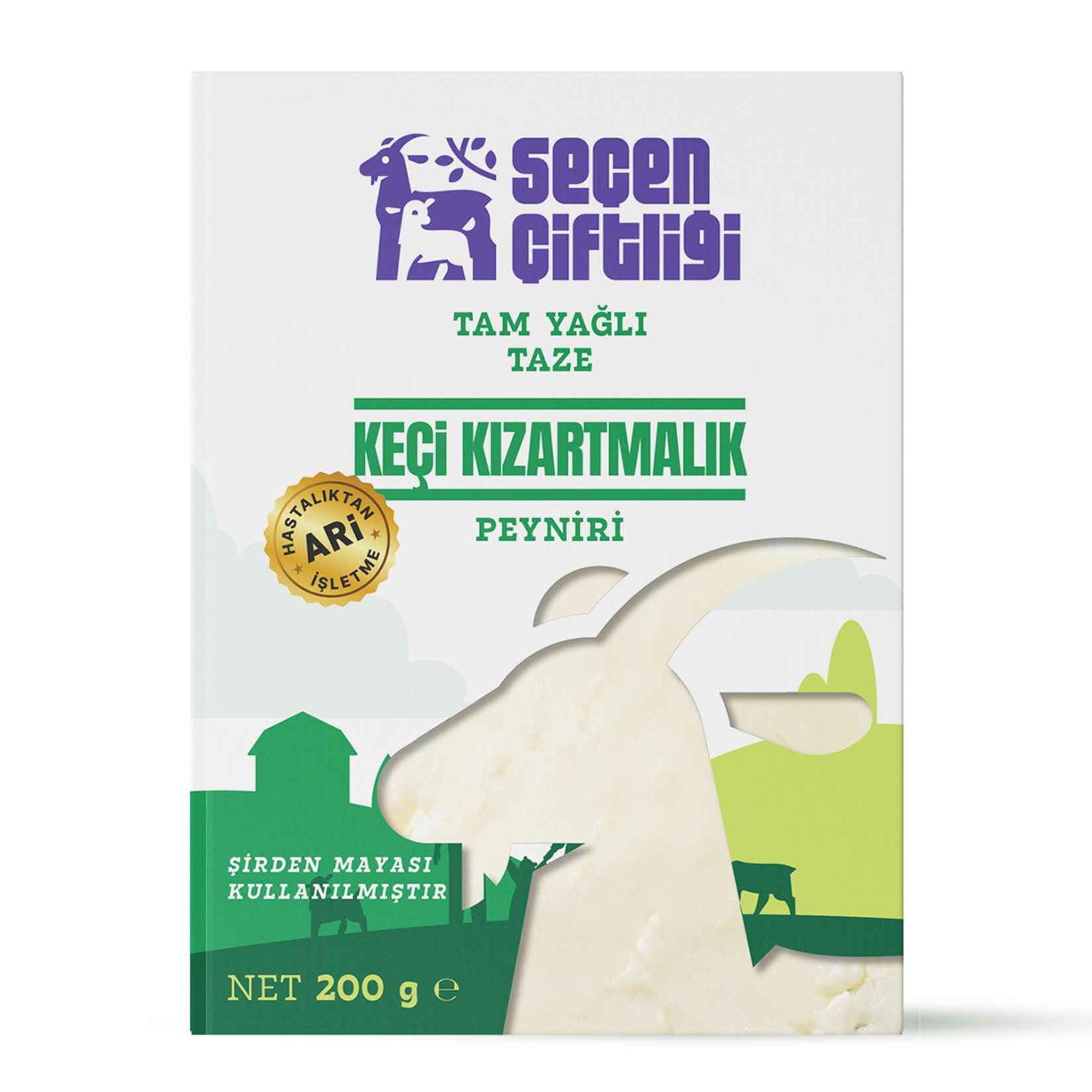 Seçen Çiftliği Taze Yağlı Keçi Kızartma Peyniri 200 G