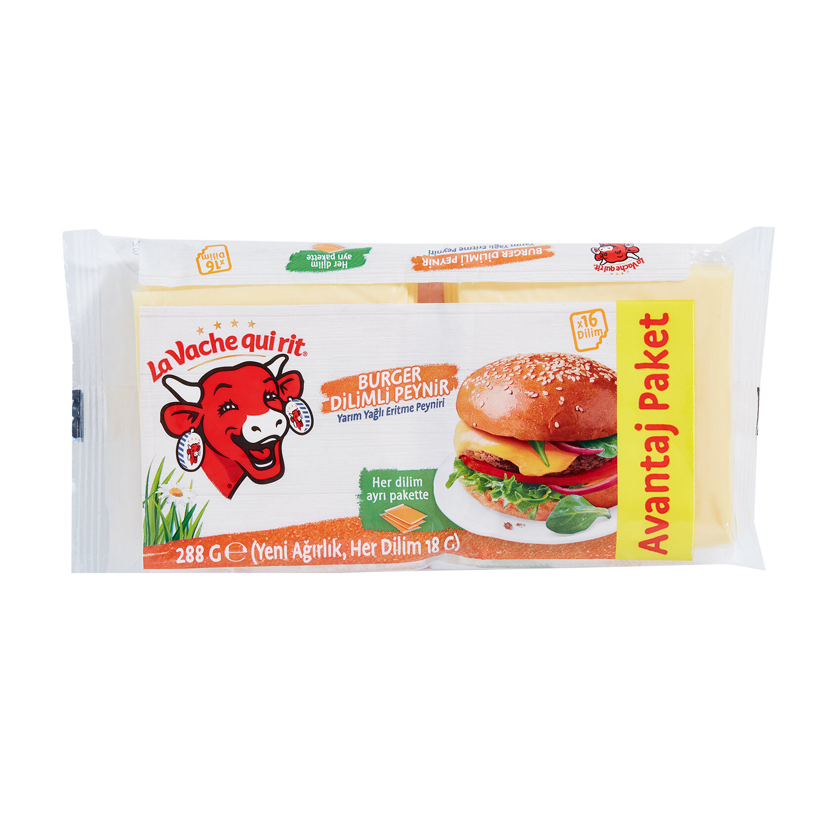 La Vache Qui Rit Burger Dilimli Peynir 288G