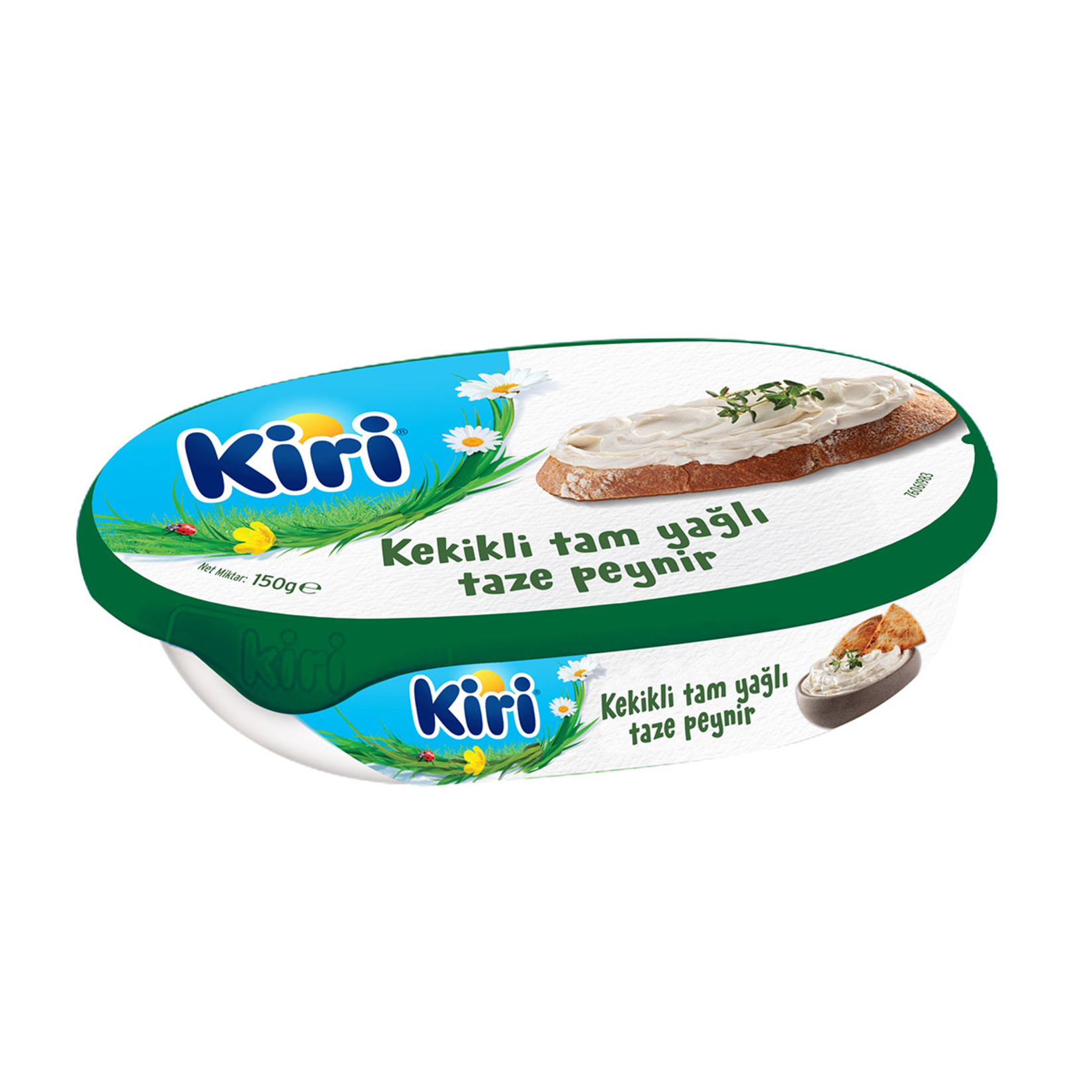 Kiri Kekikli Tam Yağlı Taze Peynır 150 G