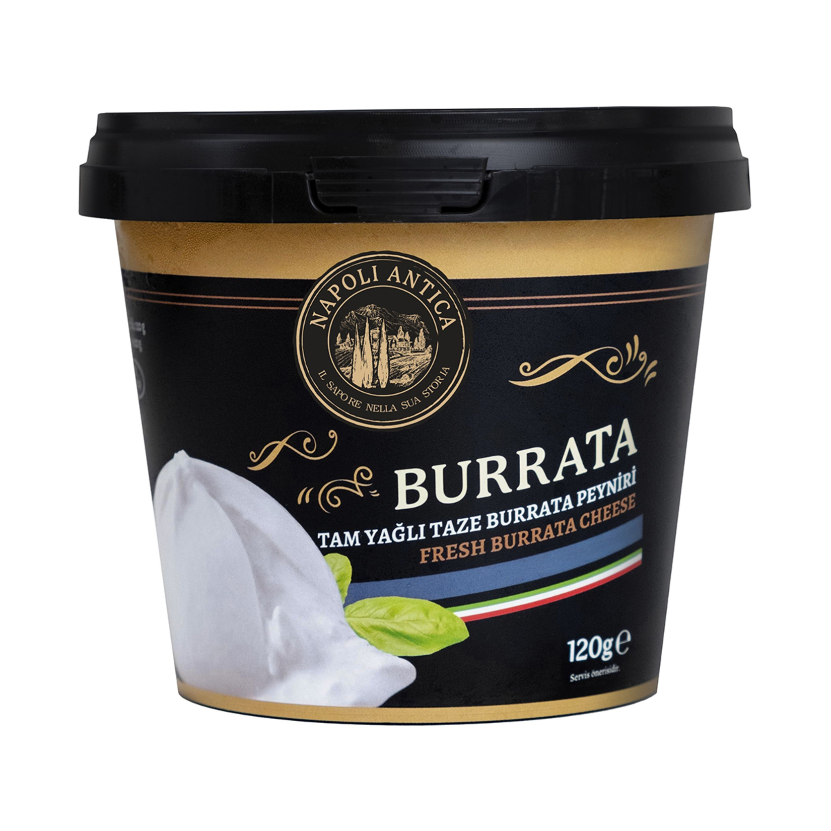 Napoli Antica Tam Yağlı Taze Burrata Peyniri 450 G