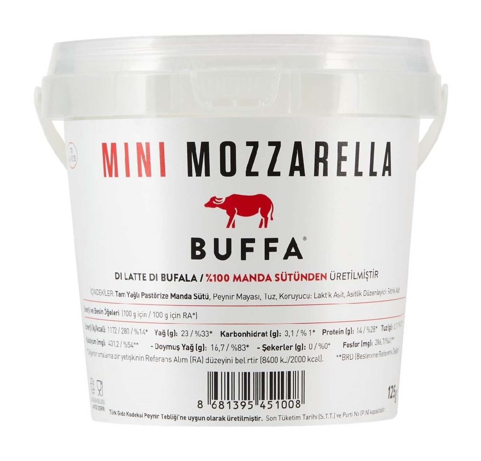 Buffa Mini Mozzarella 125 G