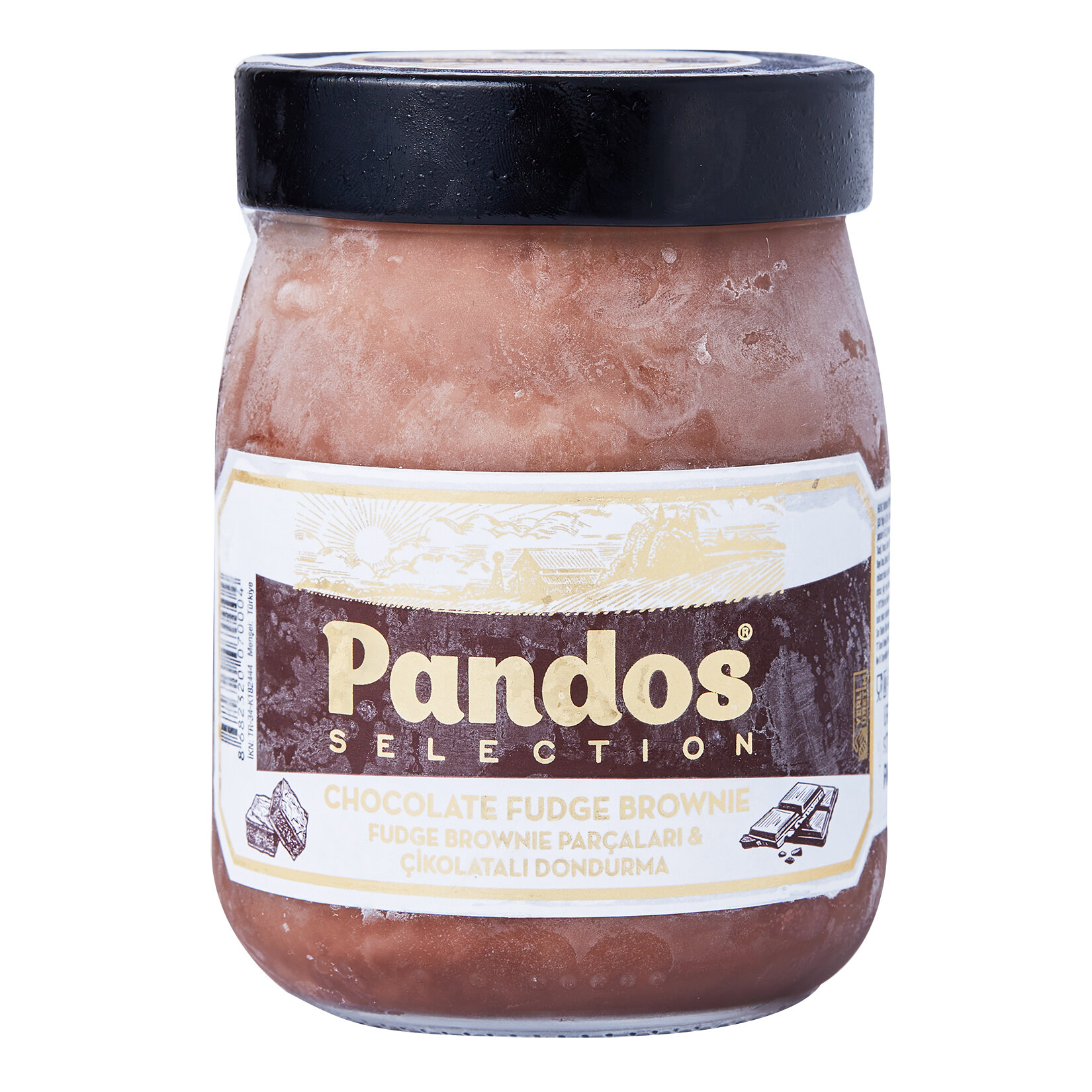 Pandos Selection F. Brownie Parçacıklı Çikolatalı Dondurma 400G