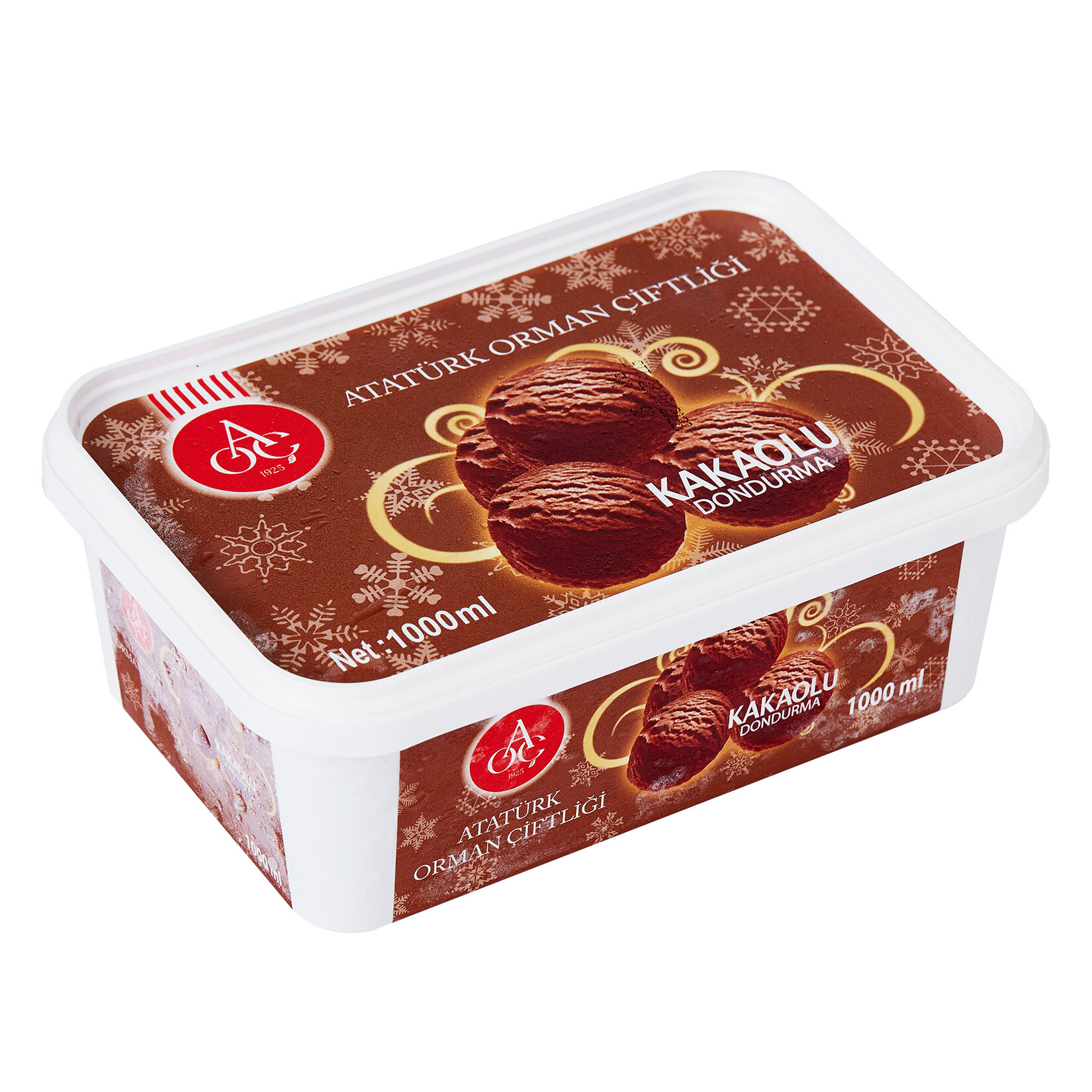 Atatürk Orman Çiftliği Kakaolu Dondurma 1000Ml