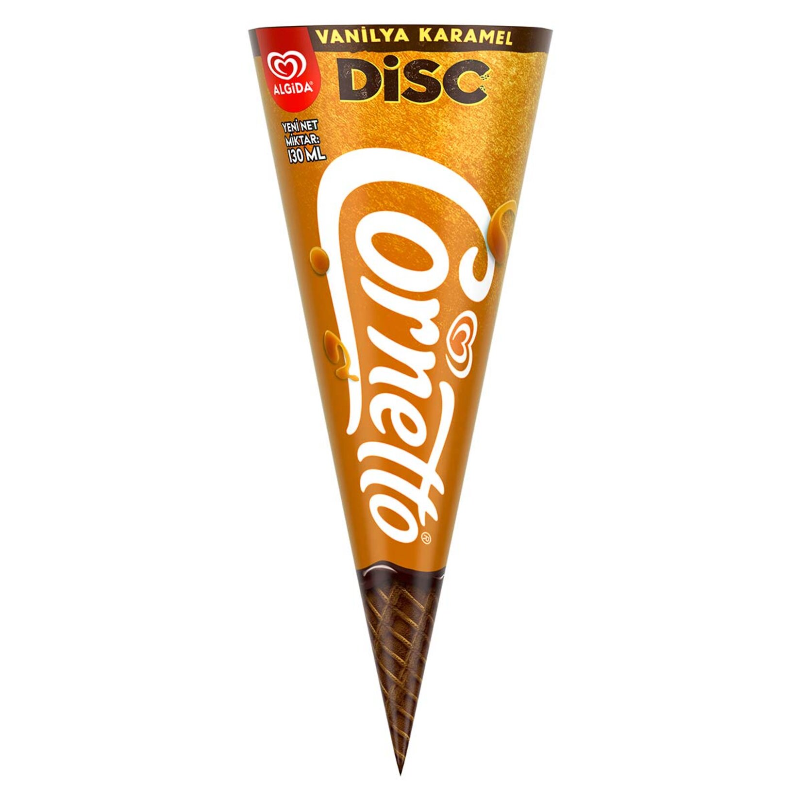 Cornetto Disc Vanilya Karamel 130Ml