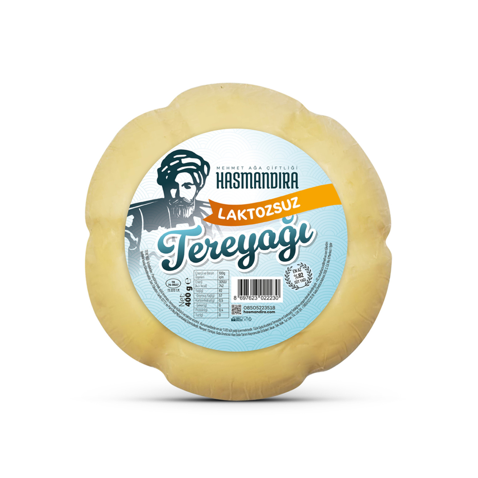 Hasmandıra Laktozsuz Tereyağ 400 G
