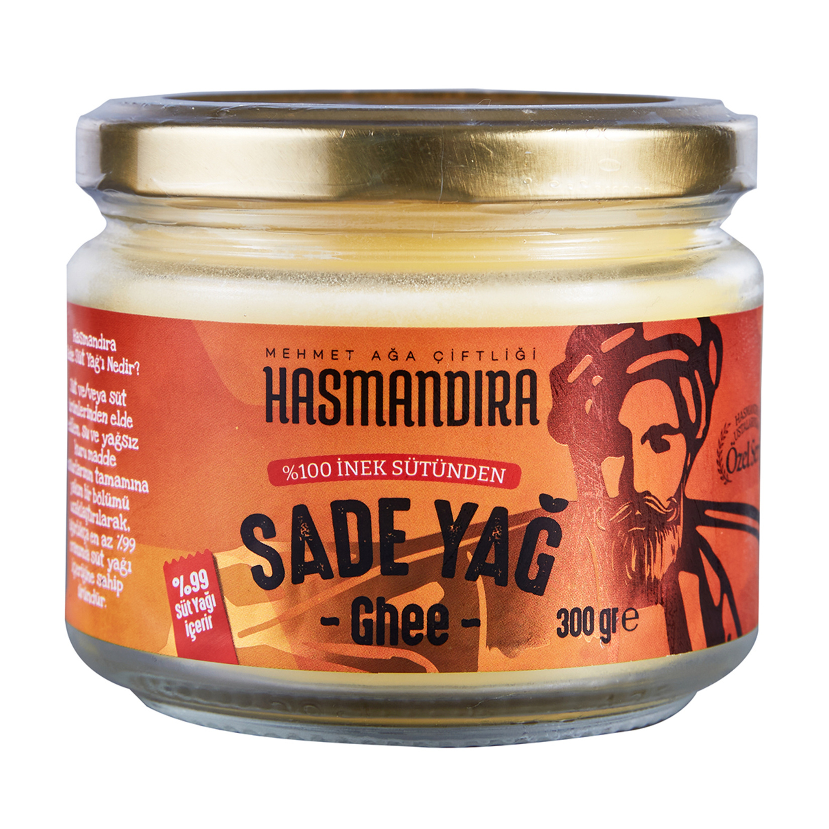 Hasmandıra Ghee Sade Yağ İnek 300 Gr