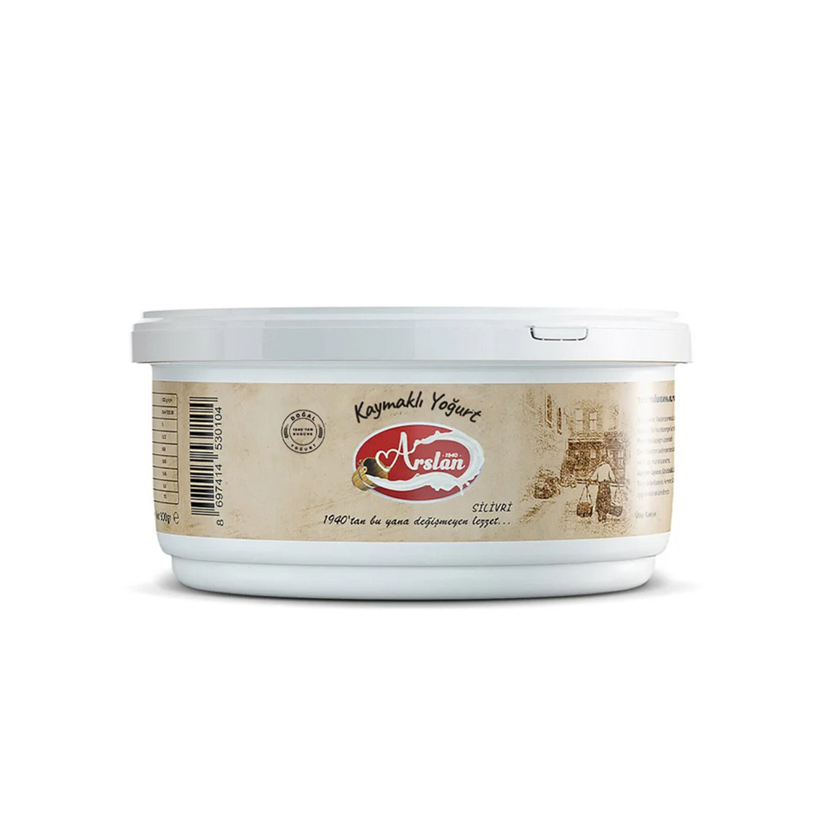 Arslan Tam Yağlı Kaymaklı Yoğurt 1.4 Kg
