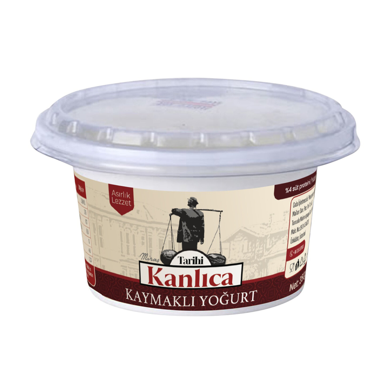 Tarihi Kanlıca Tam Yağlı Kaymaklı Yoğurt 350 G