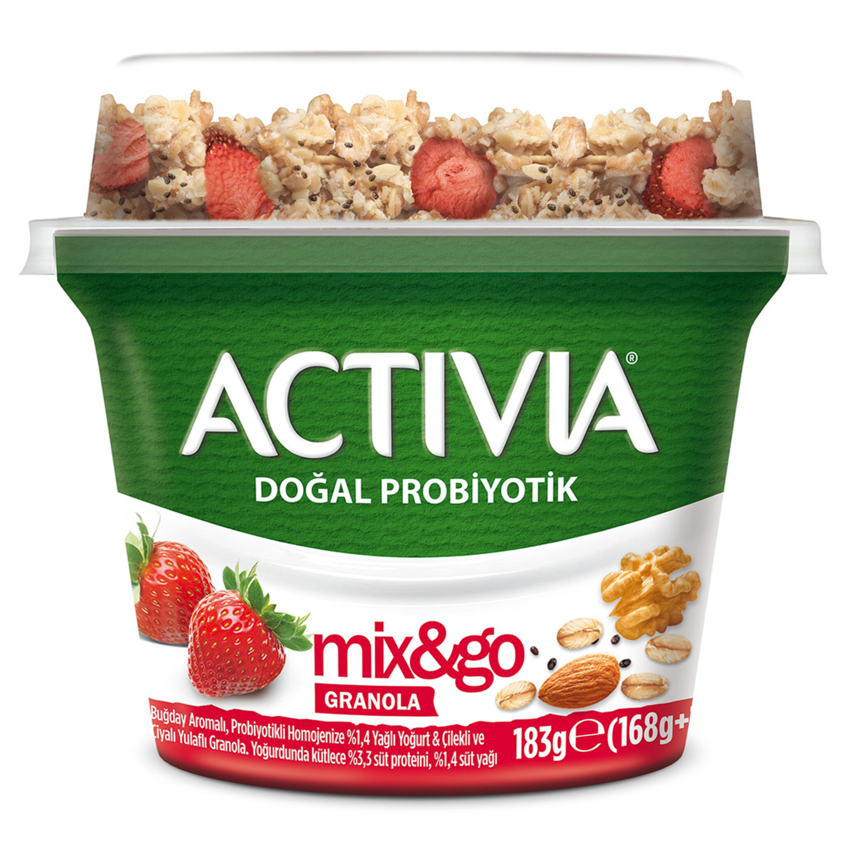 Actıvıa Mıx&go Granola & Probıyotikli Yoğurt 183 G