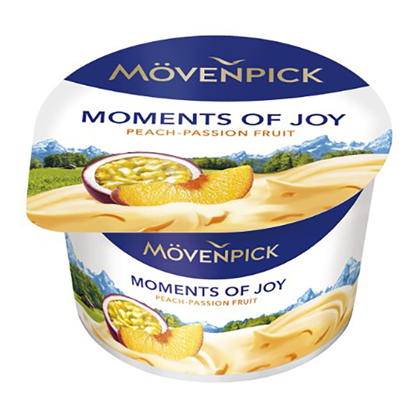 Mövenpick Şeftali&Çarkıfelekli Fermente Yoğurt100g