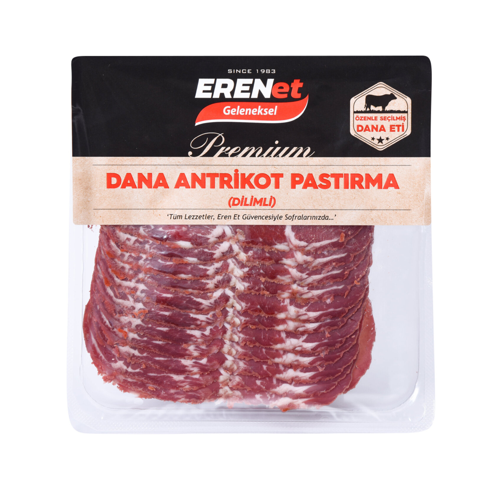 Eren Et Dana Pastırma Antrikot Dilimli 100 G