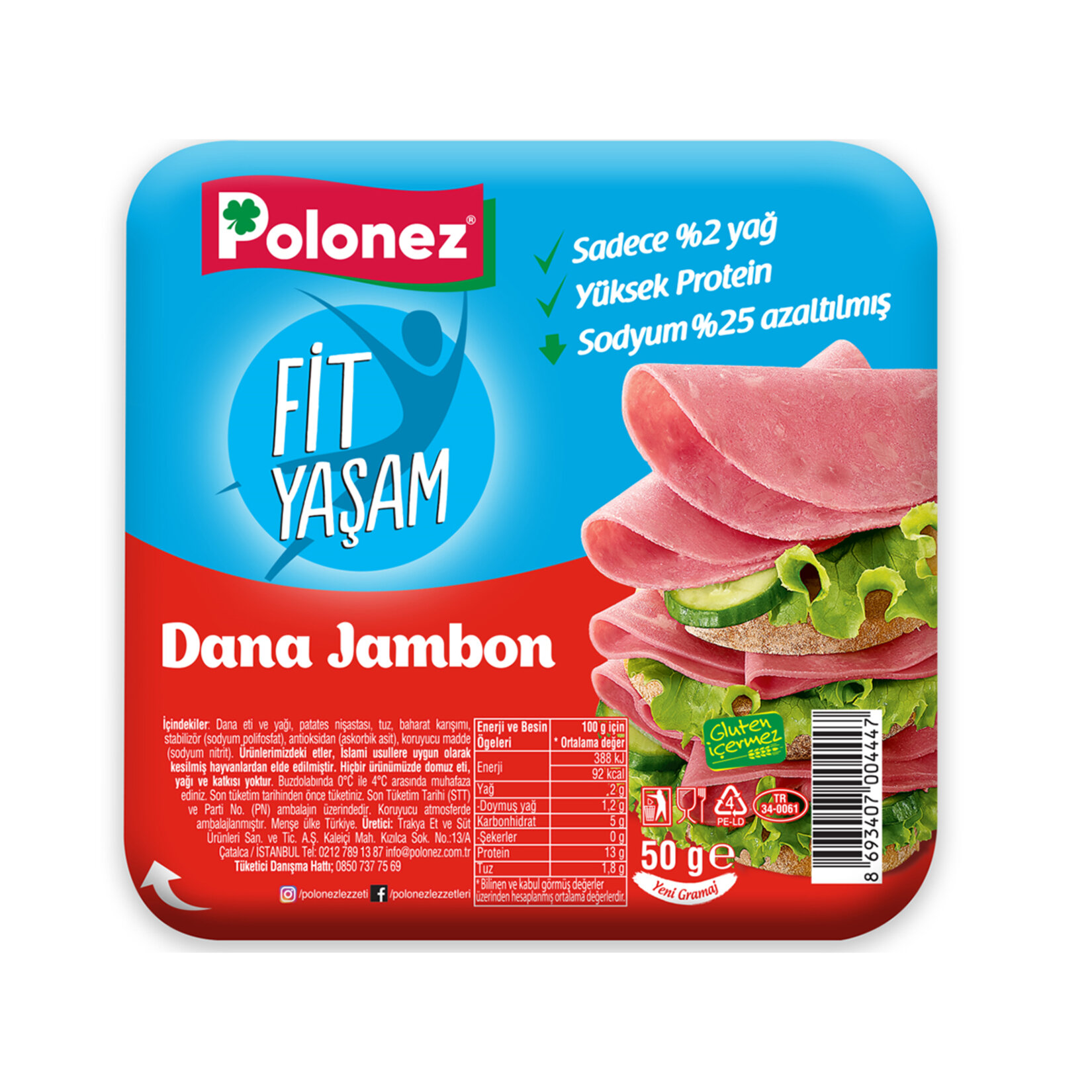 Polonez Dana Jambon 50 G