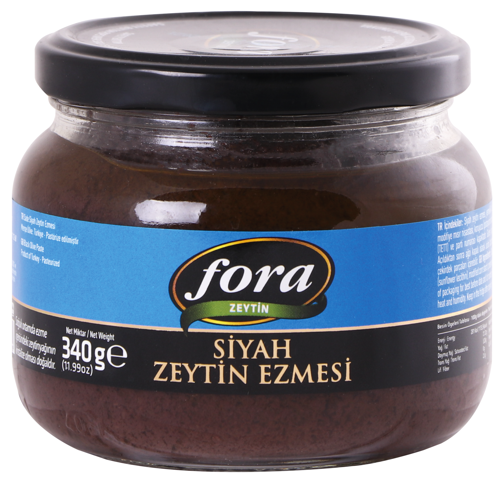Fora Sade Siyah Zeytin Ezmesi 340 G
