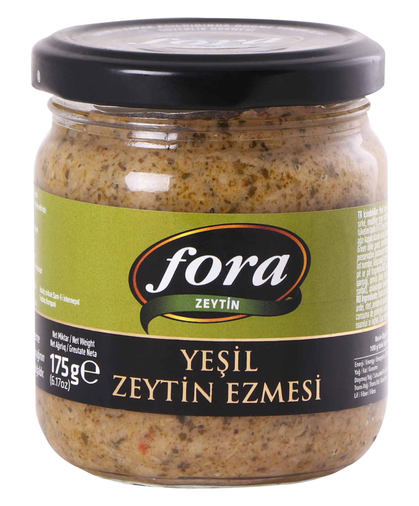 Fora Çeşnili Yeşil Zeytin Ezmesi 175 G