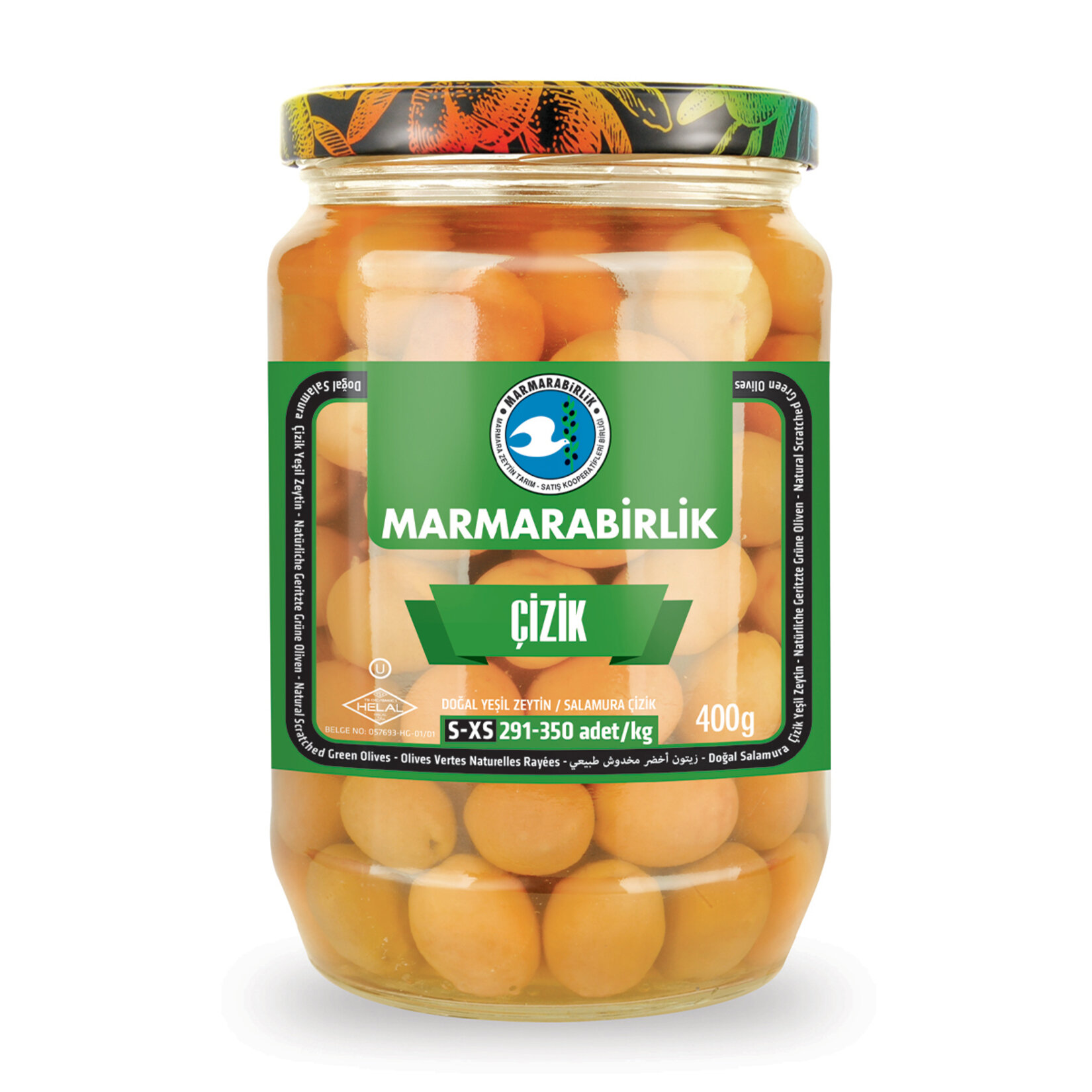 Marmara Birlik Çizik Y.zeytin 291-350Adet/ Kg 710G