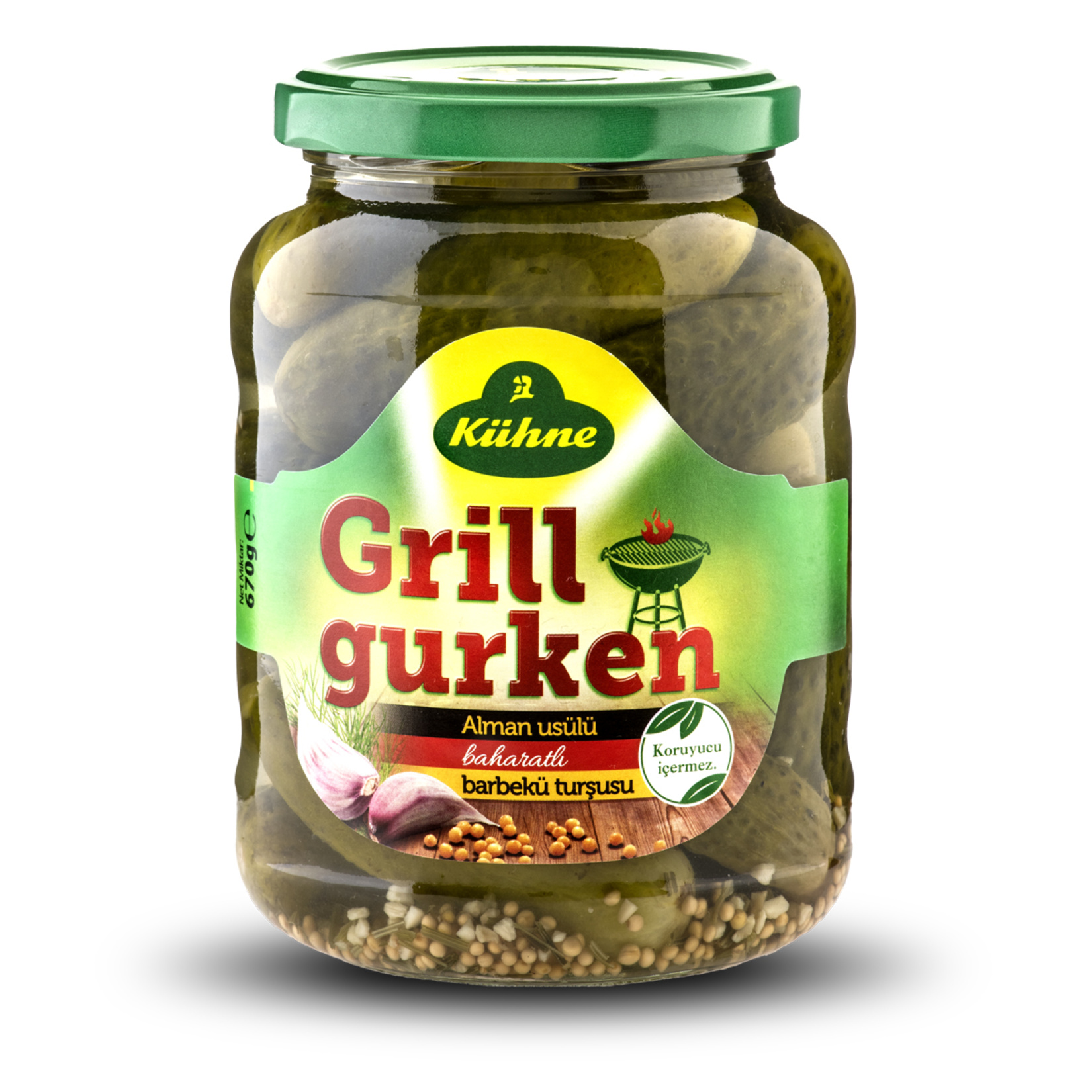 Kühne Salatalık Turşusu Alman Tipi Barbekü 670Ml