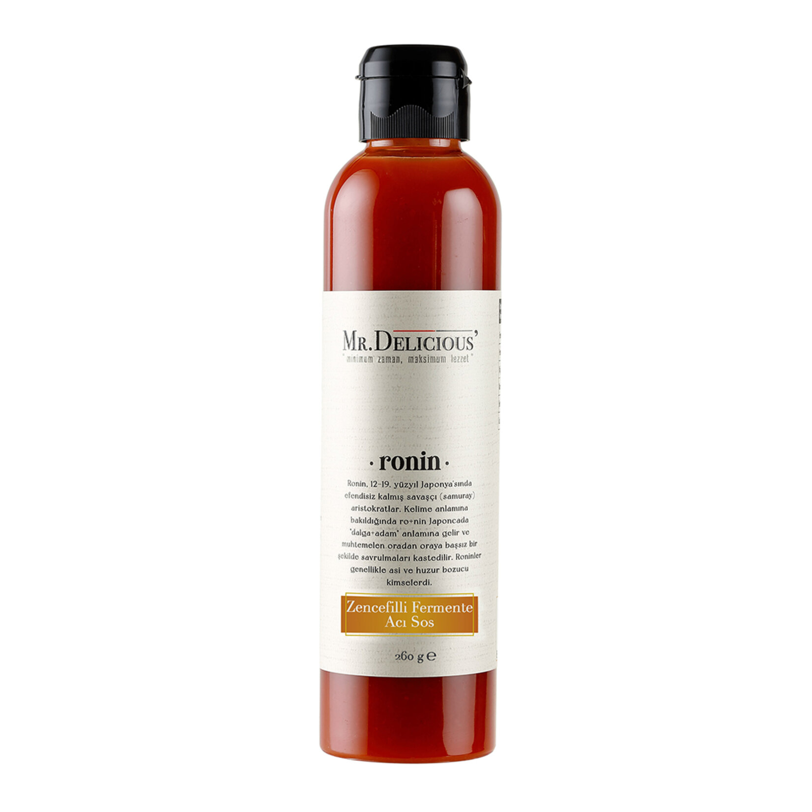 Mr.Delicious Zencefilli Fermente Acı Sos 260 G