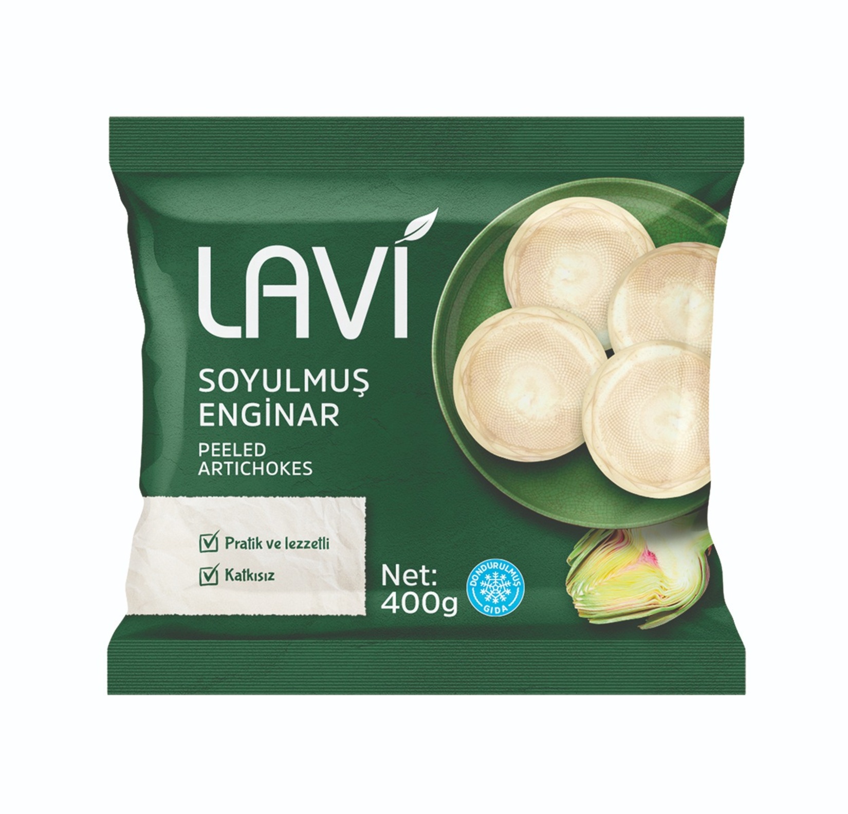 Lavi Soyulmuş Enginar 400 G