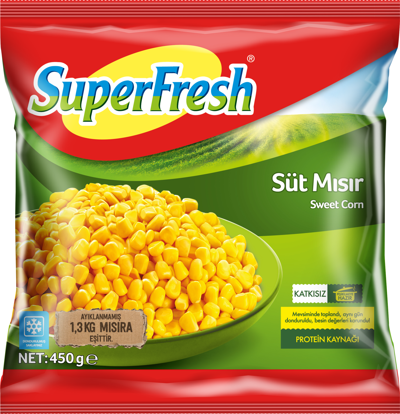 SuperFresh Süt Mısır 450 G