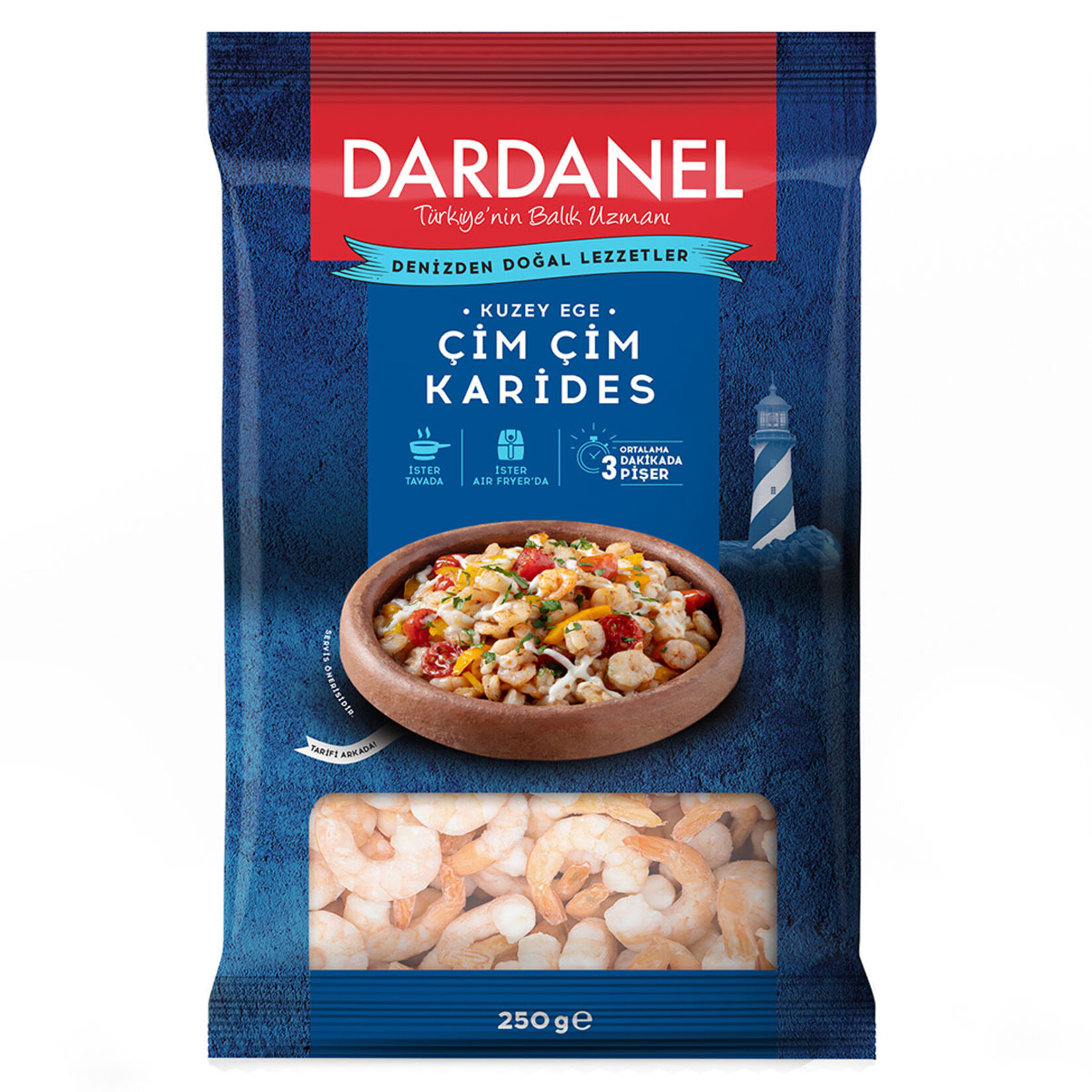 Dardanel Çim Çim Karides 250 G