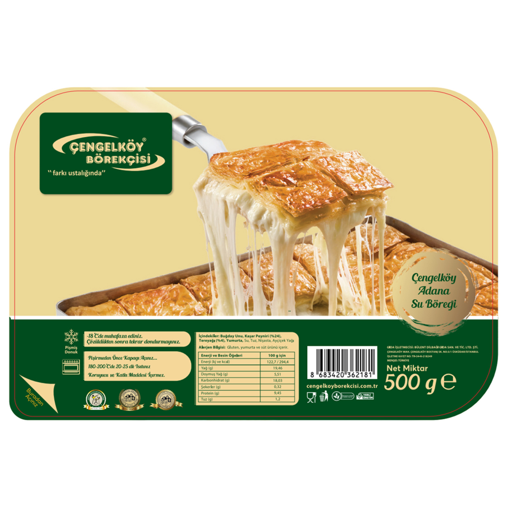 Çengelköy Börekçisi Adana Su Böreği 500 G