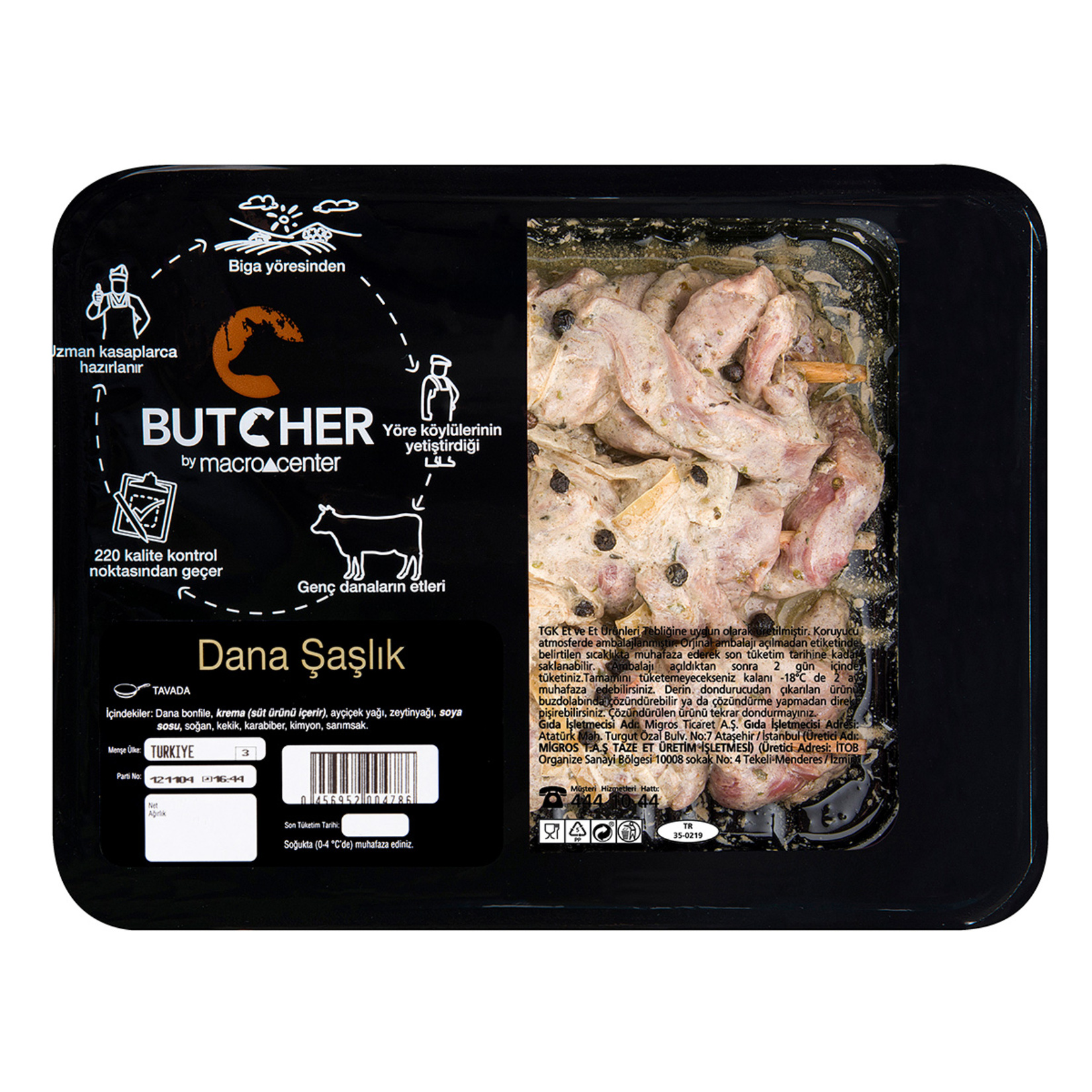 Butcher Dana Şaşlık Kg