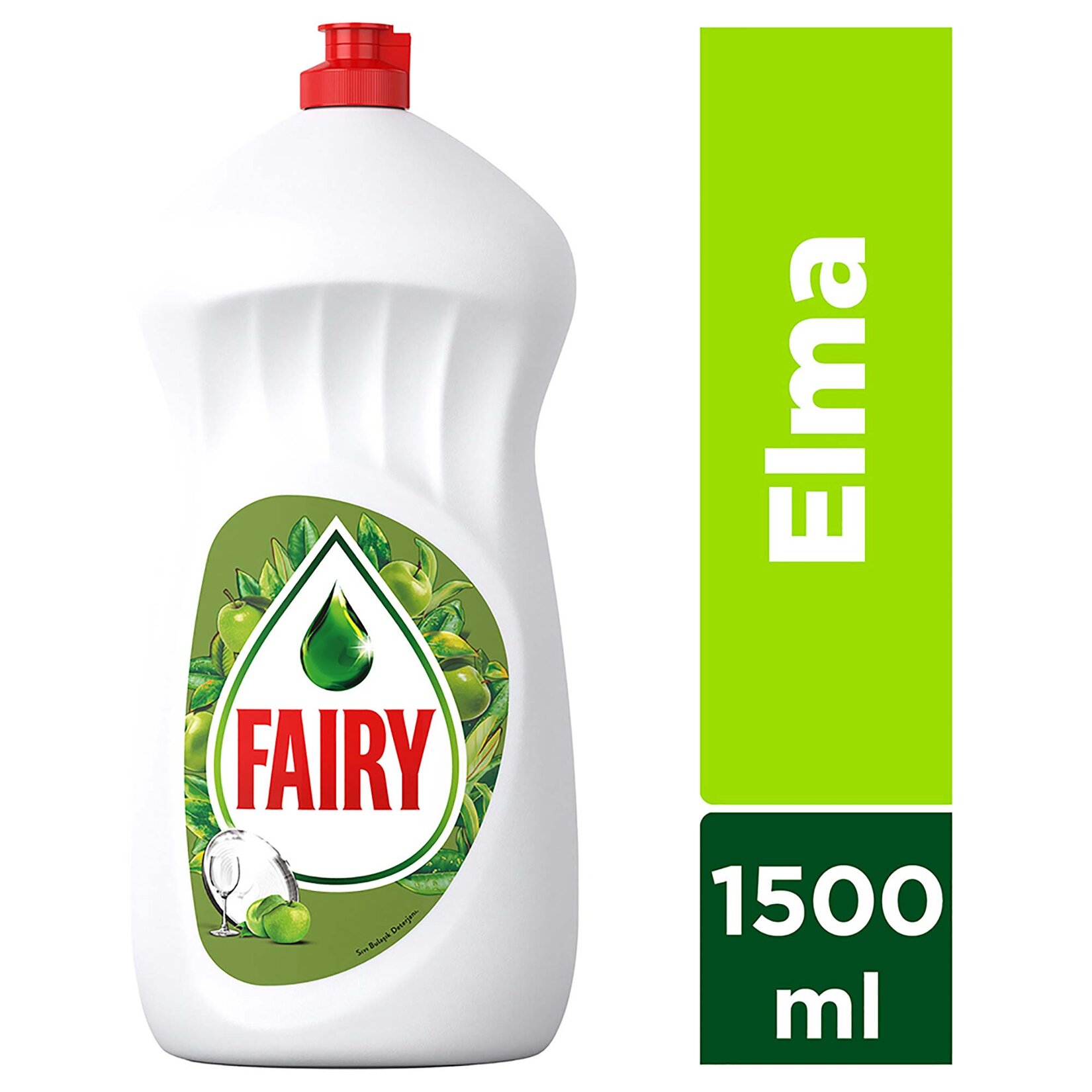 Fairy Temiz & Ferah Sıvı Bulaşık Deterjanı 1500 ml Elma Kokulu