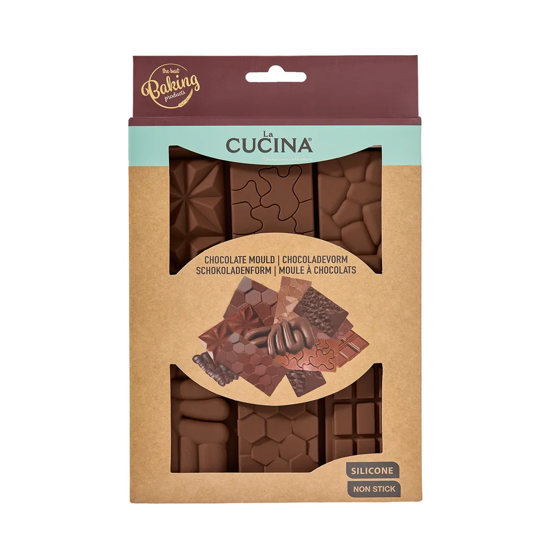 Cucina Silikon Çikolata Kalıbı 20 x 15 x 1 Cm