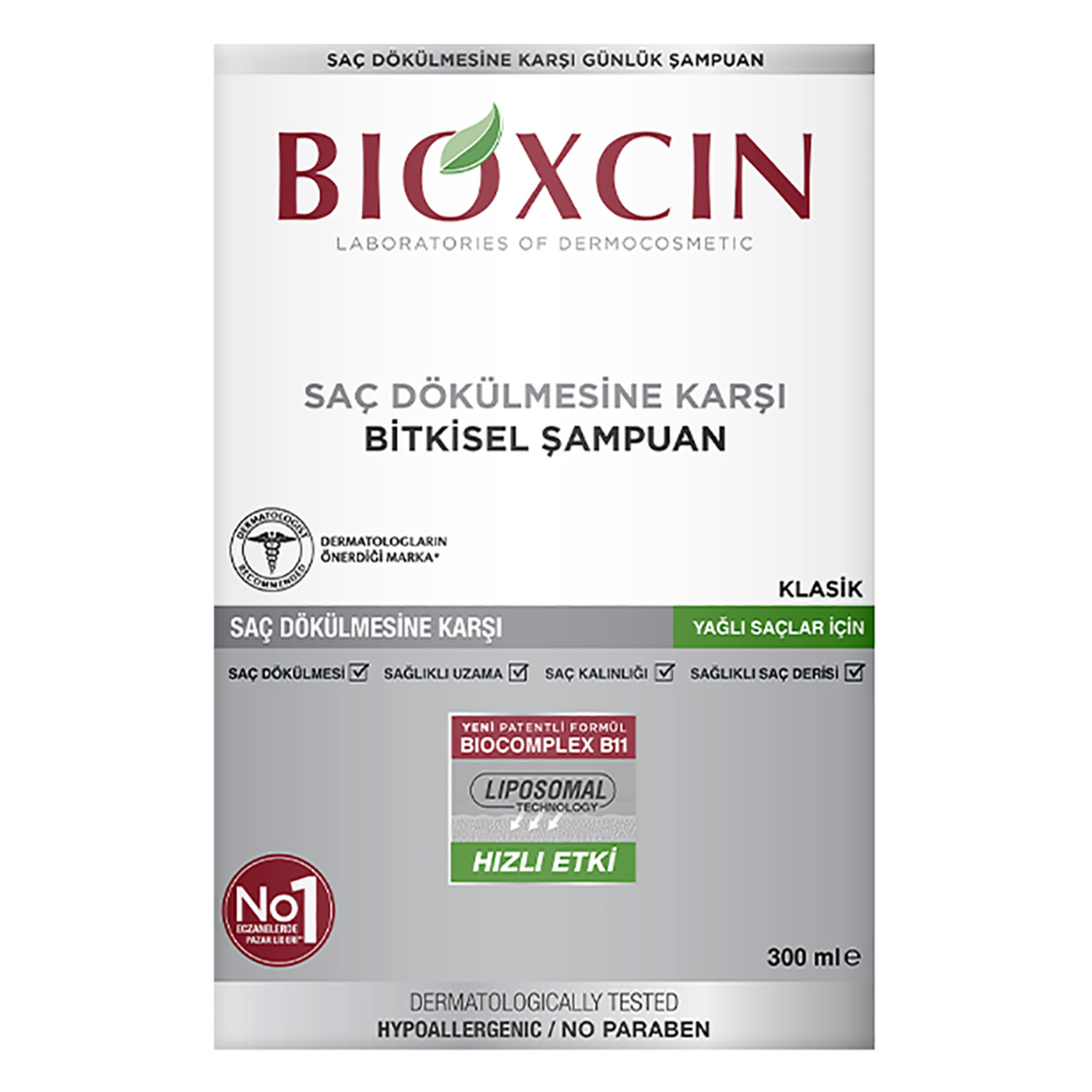 Bioxcin Şampuan (Yağlı Saçlar) 300 Ml