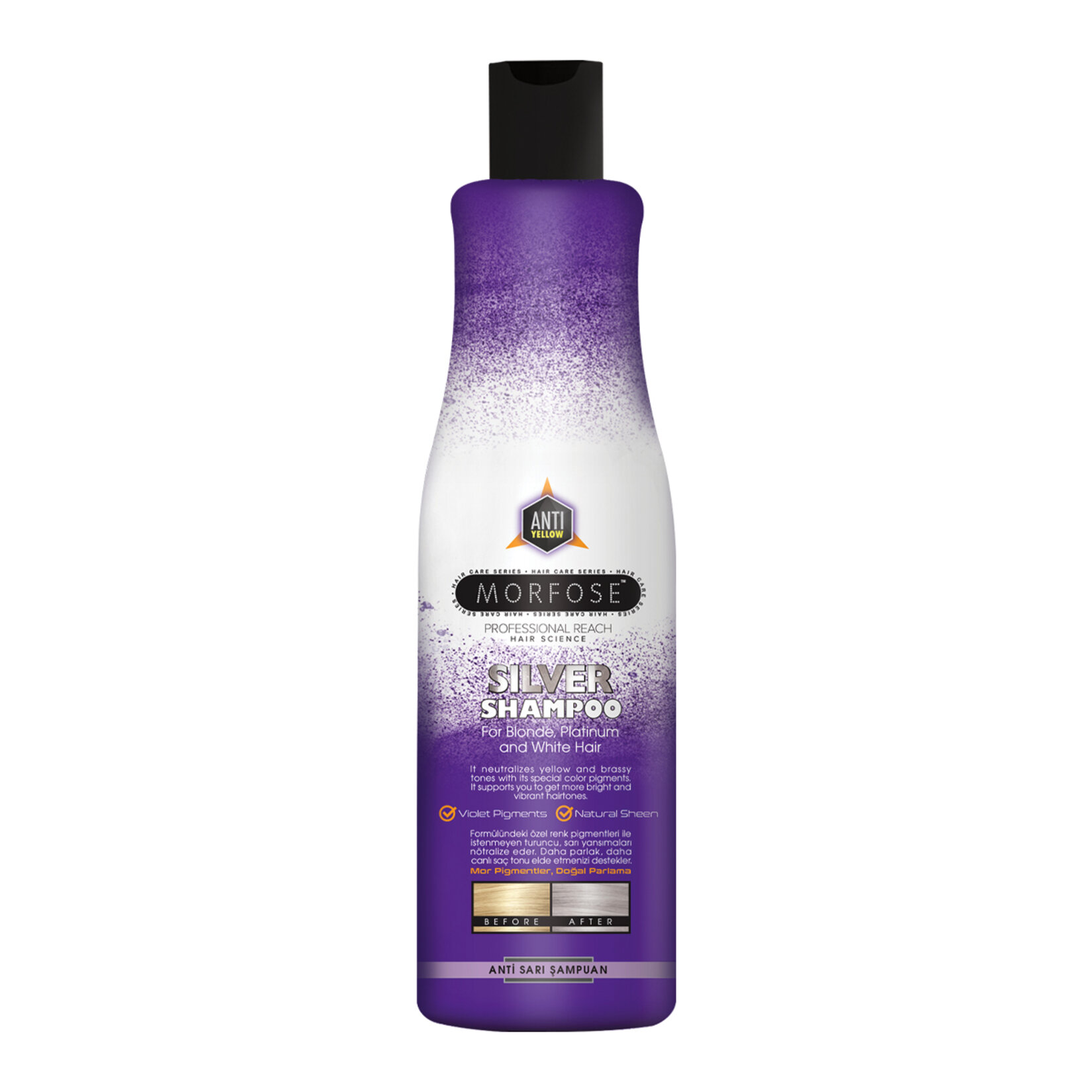 Morfose Gümüş Yansıma Silver Mor Şampuan 500 Ml