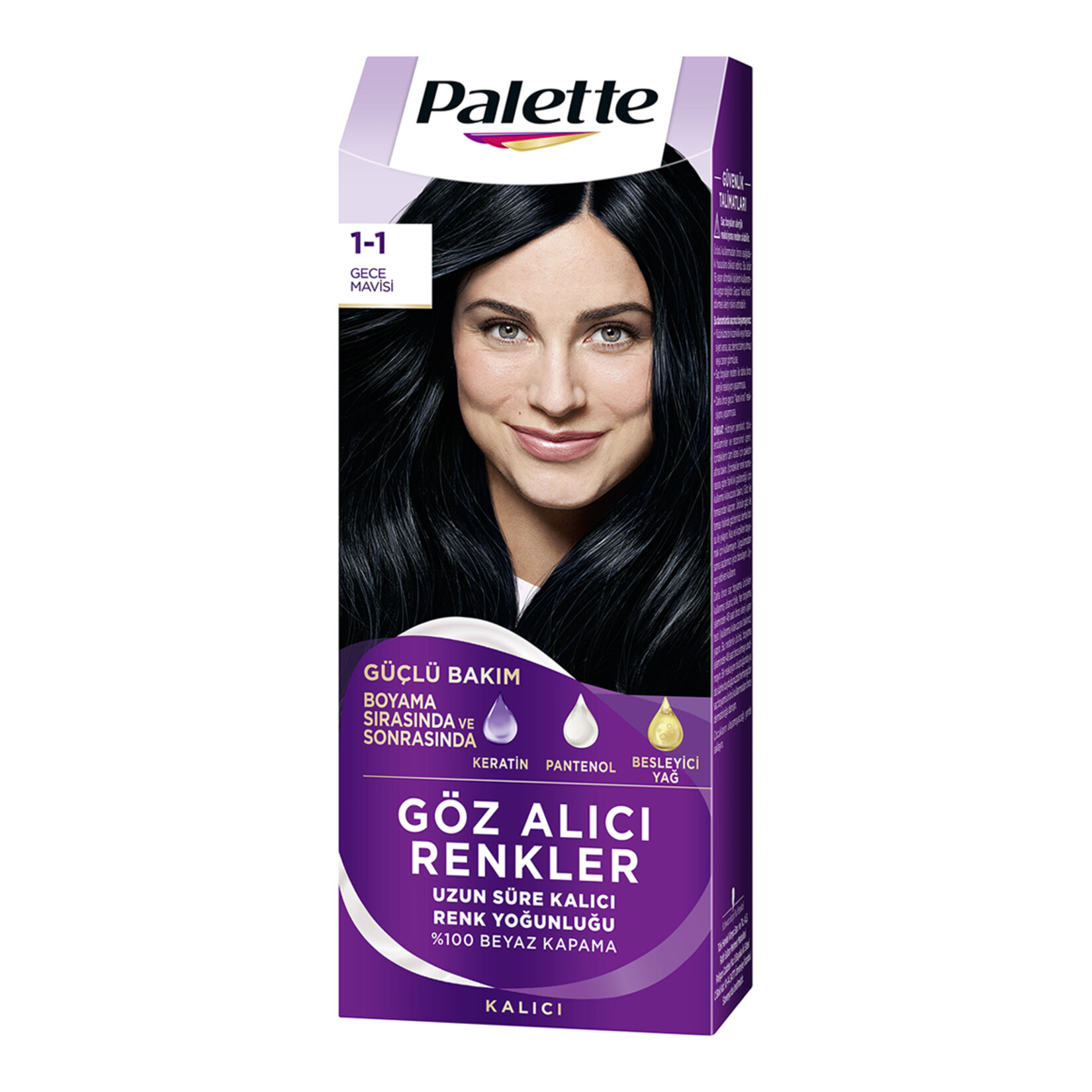 Palette Icc 1-1 Gece Mavisi Saç Boyası